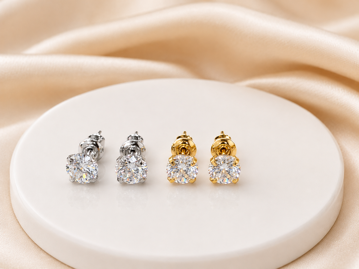 Aretes redondos mini # E28