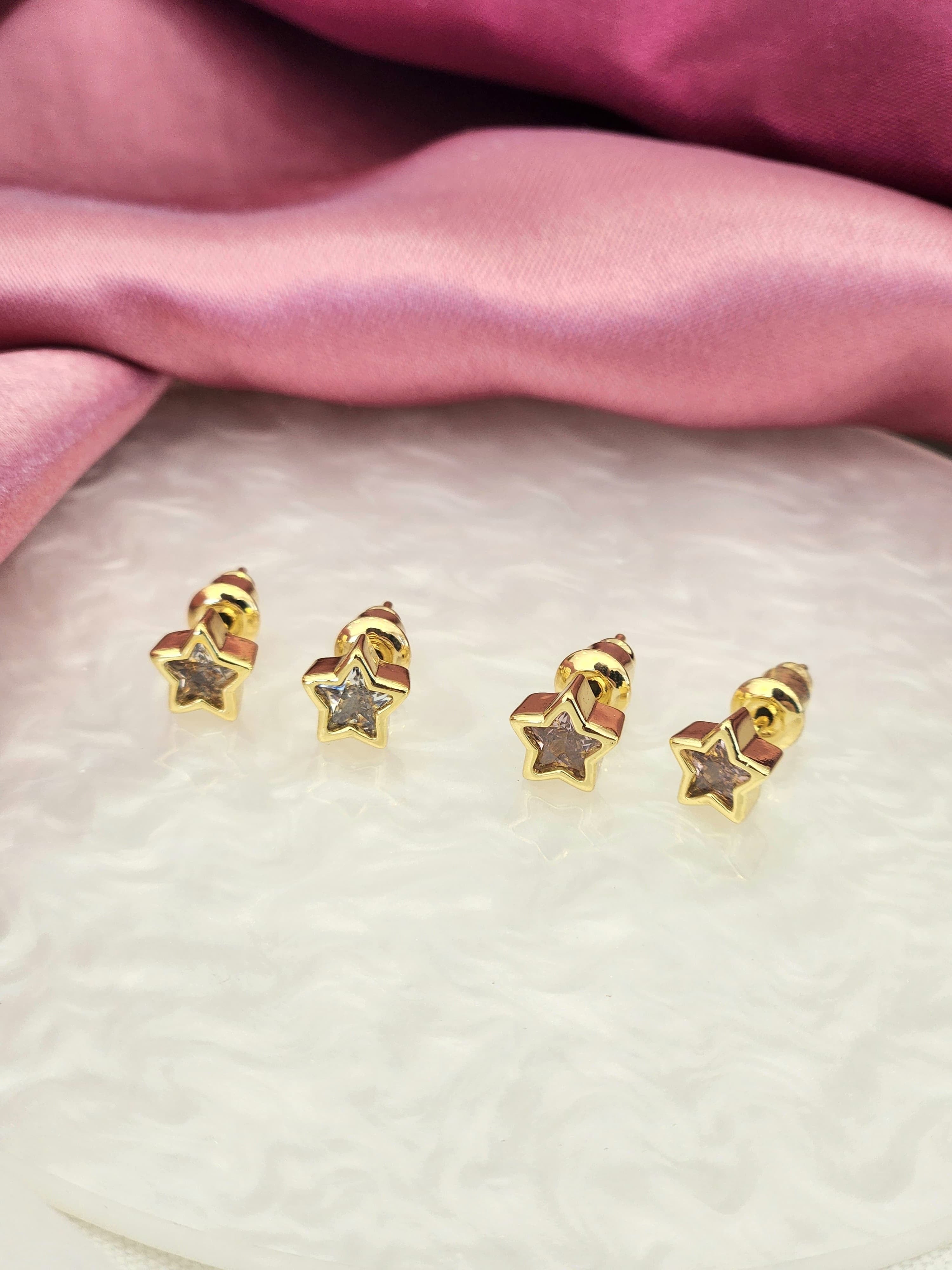 Aretes estrella mini #156