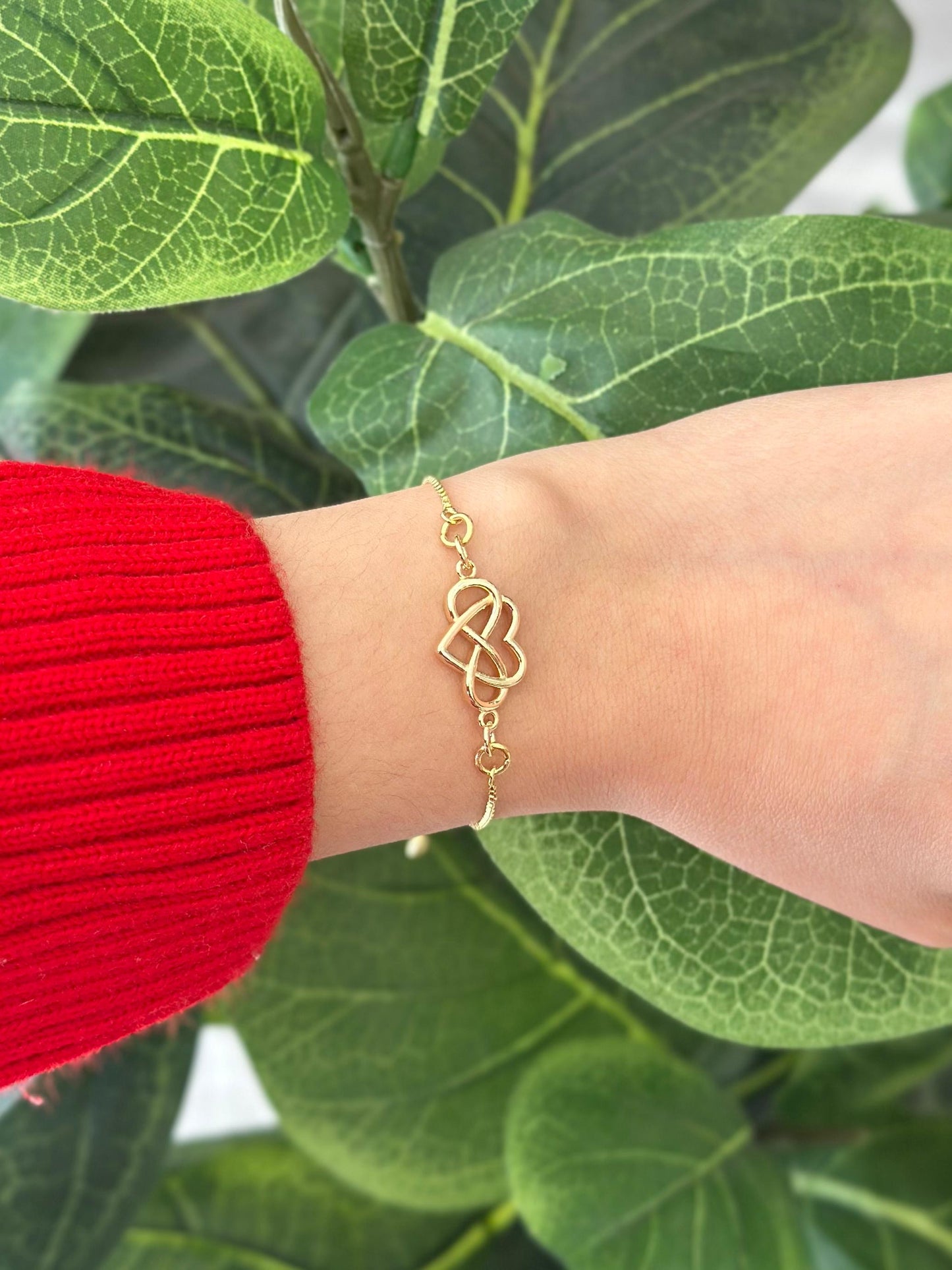 Pulsera corazon infinito #JJ