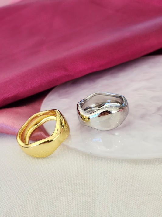 Anillo solido irregular #B0.4