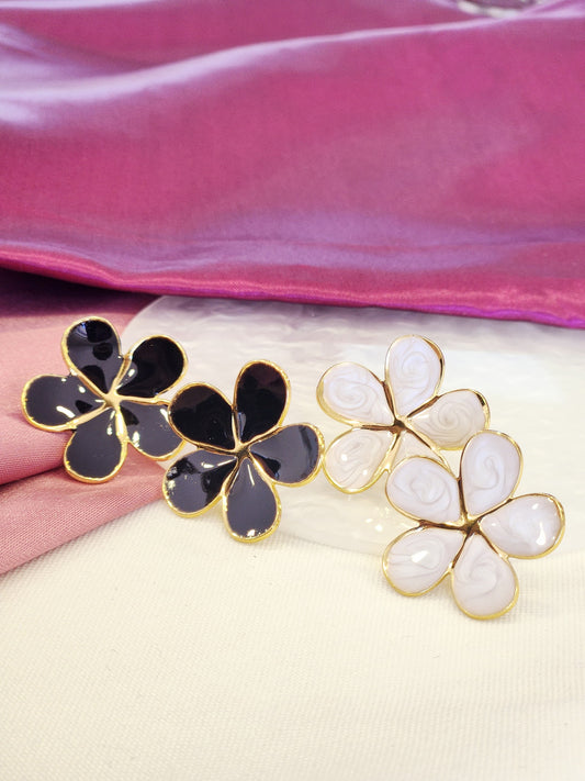 Aretes petalos sencillos