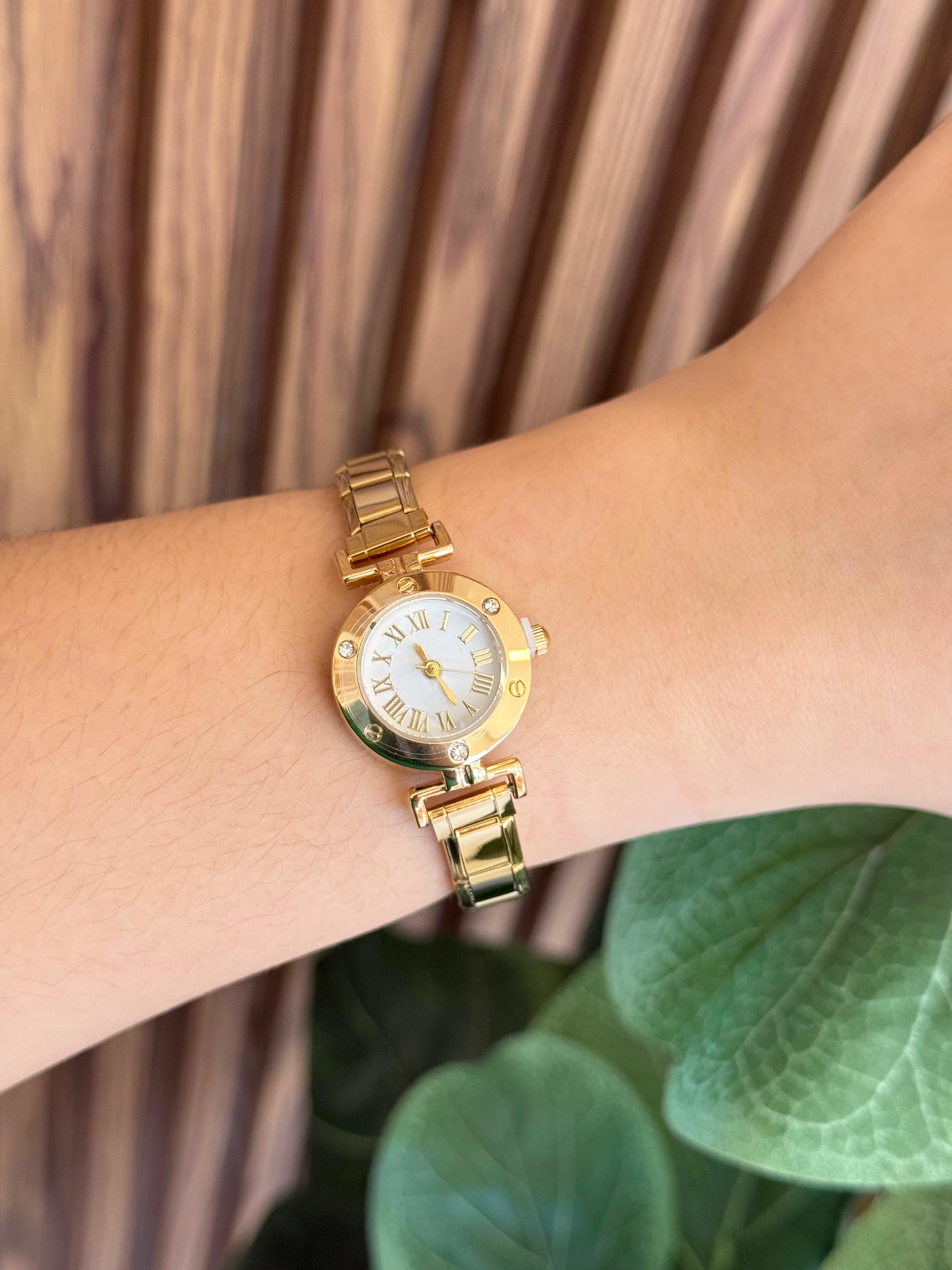 Reloj circulo romanos exquisito