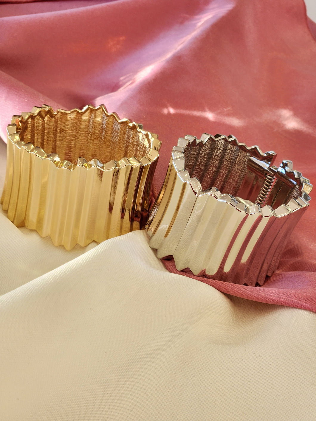 Pulsera rigida acanalada #H16 H17 H18 H19