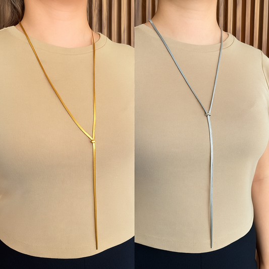 Collar corbatin largo