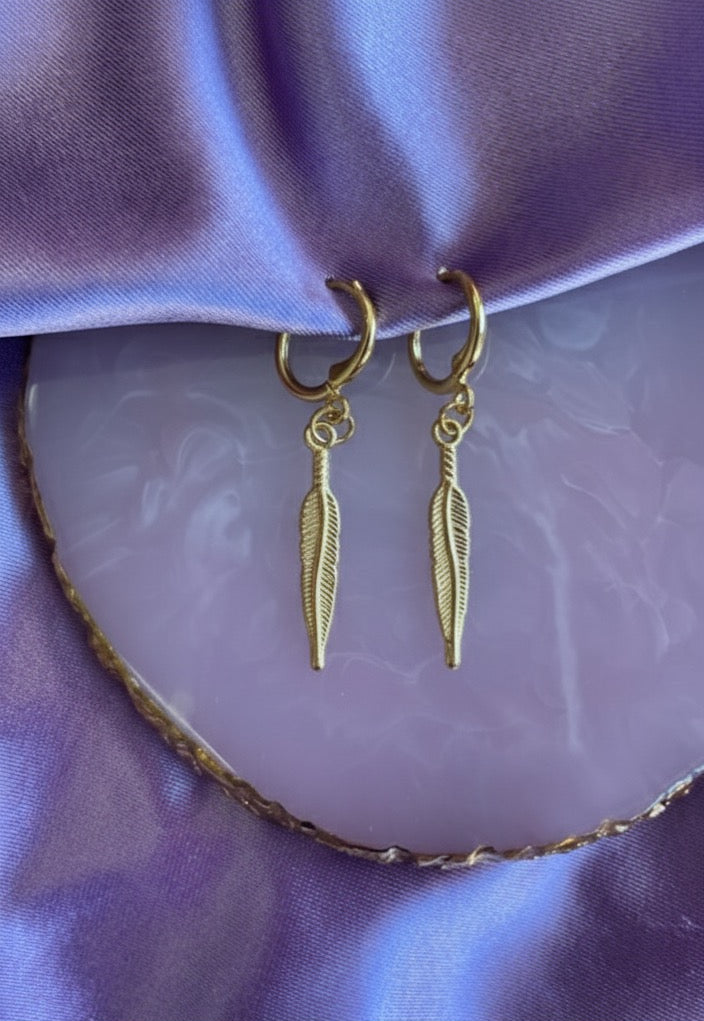 Aretes Hoja Delgada #E11