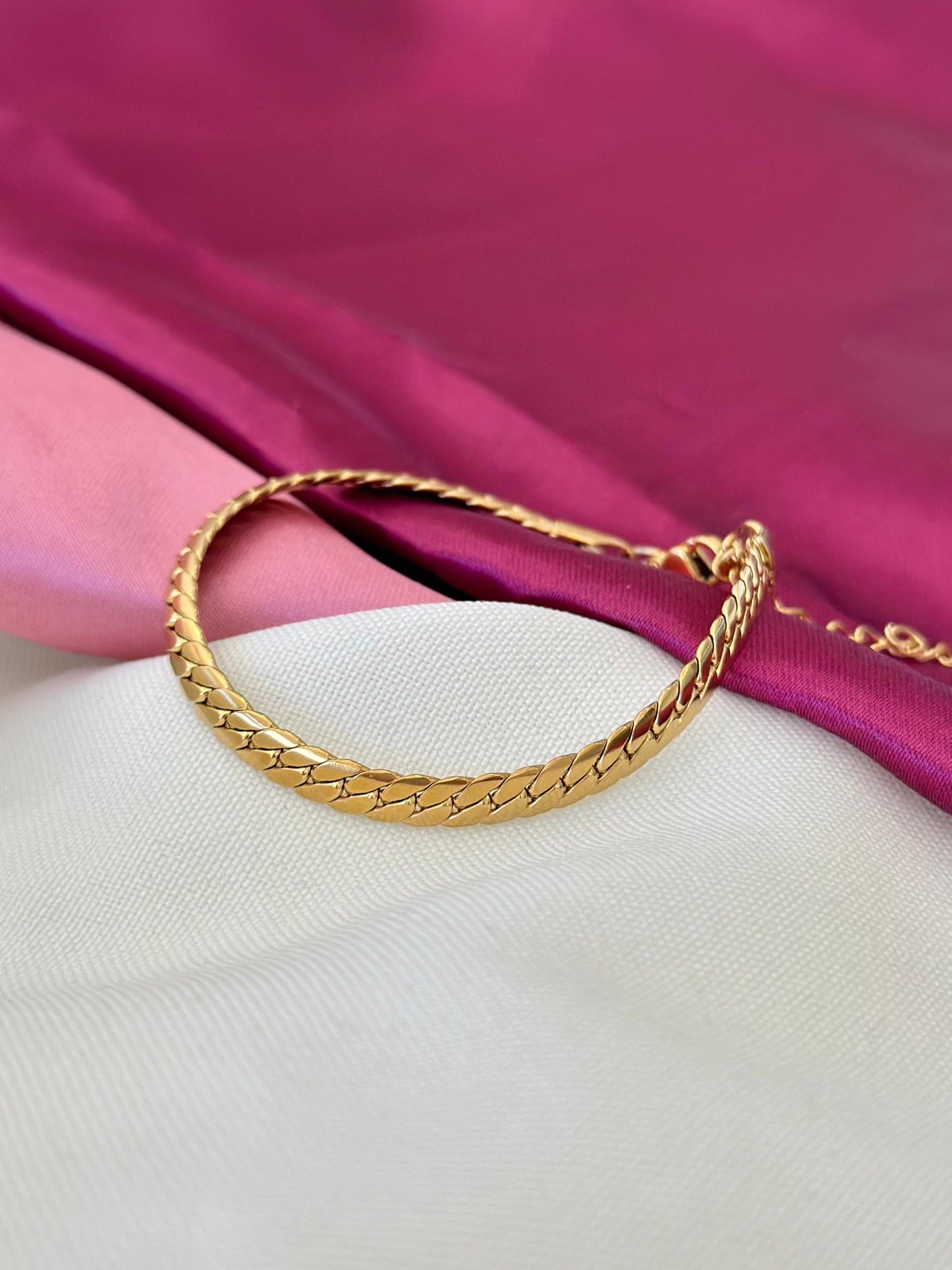 Pulsera trenzada lisa #C112
