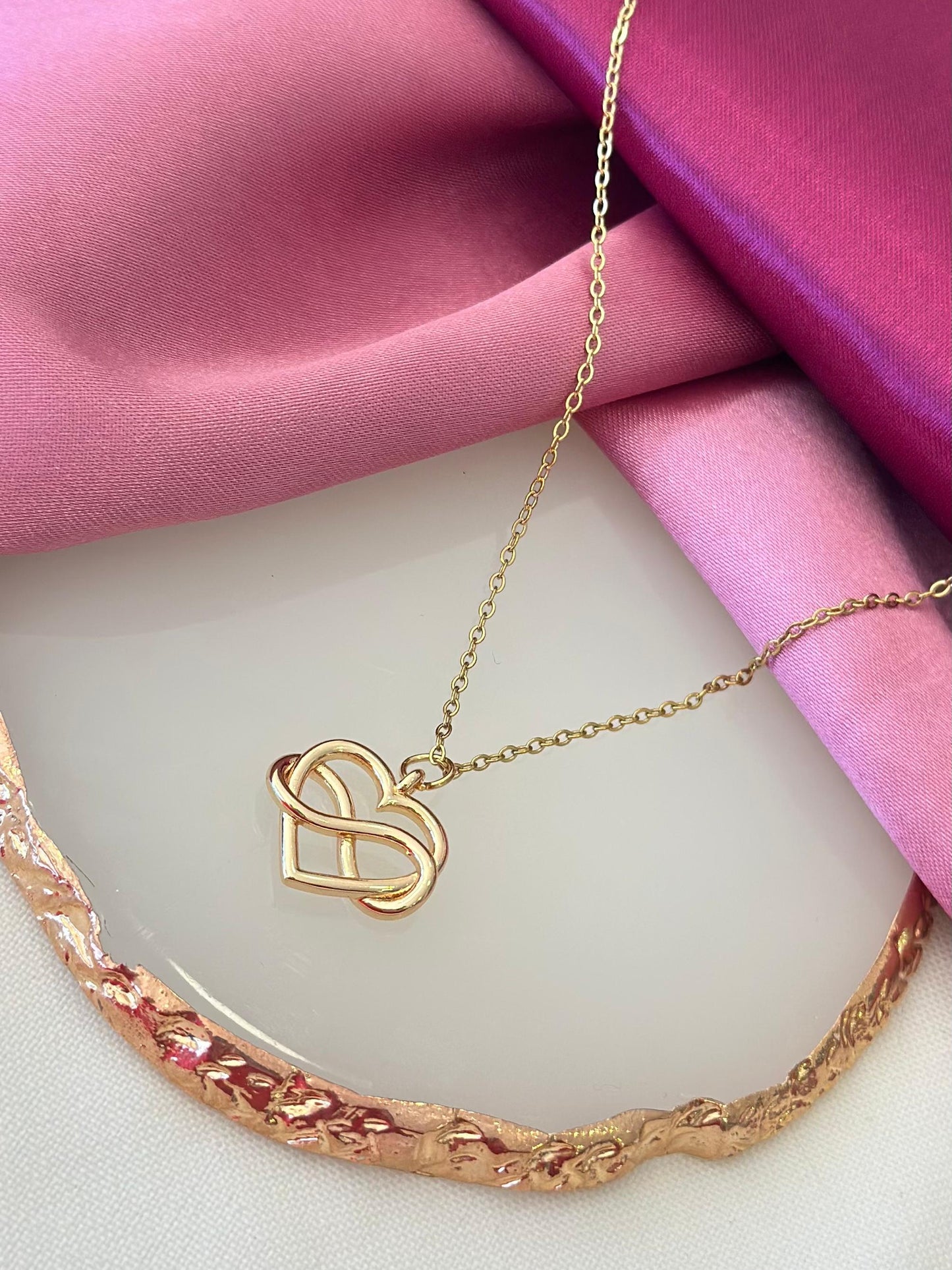 Collar corazon infinito #VV