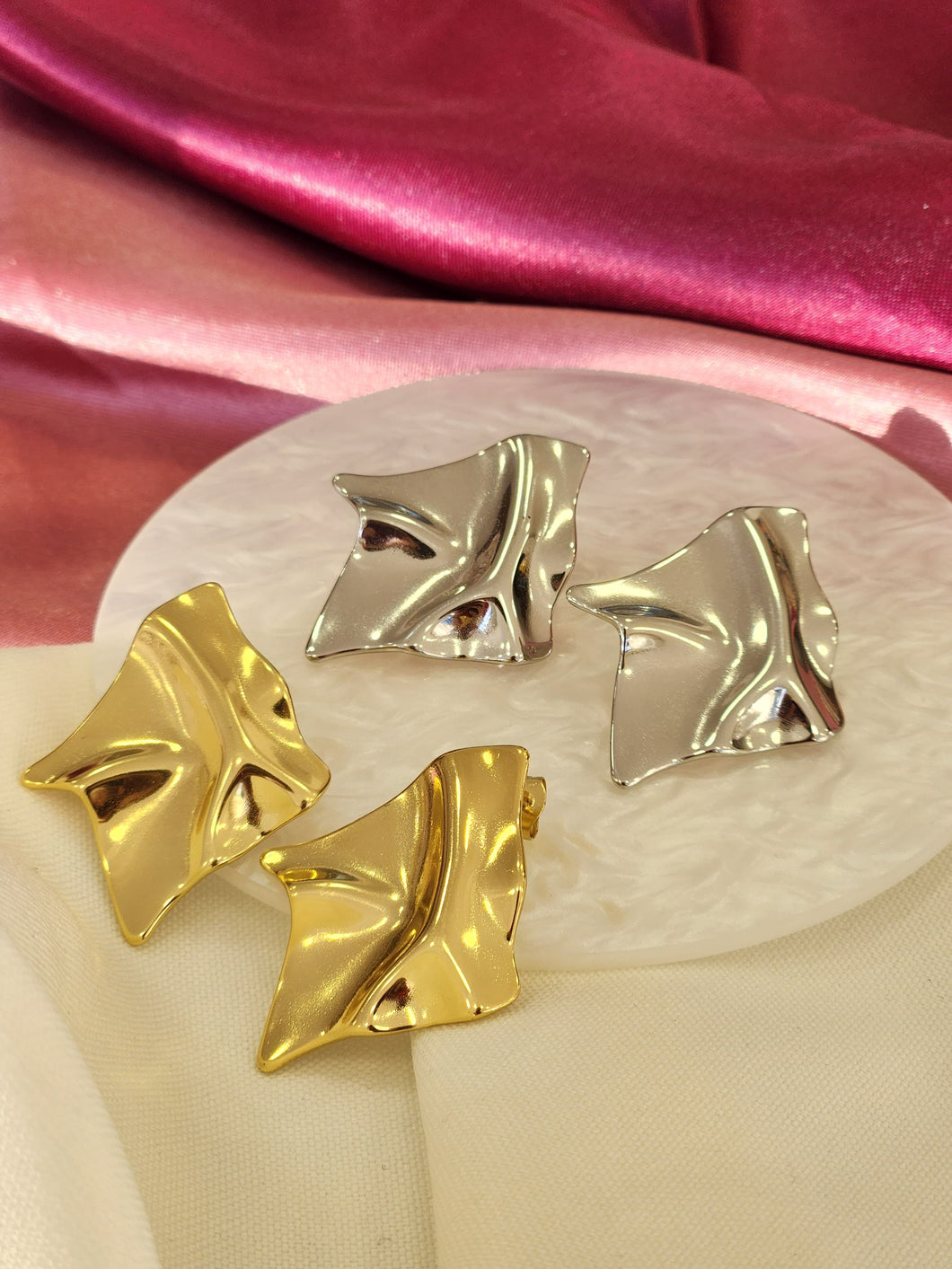 Aretes rombo irregular #C123.2