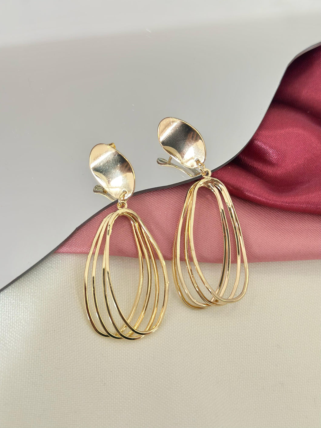 Aretes multicirculos colgantes #ZZZZ