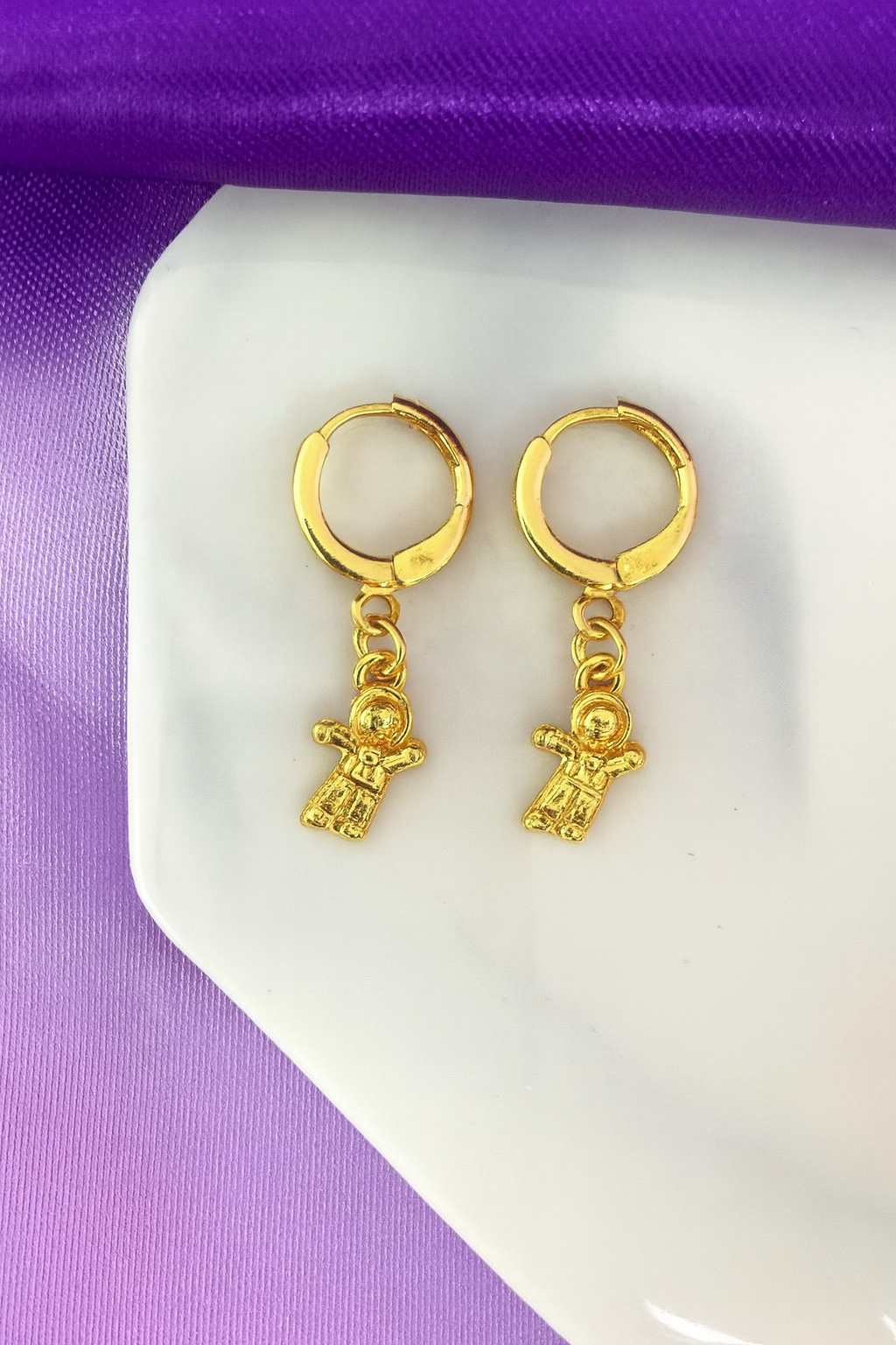 Aretes galleta jengibre #J