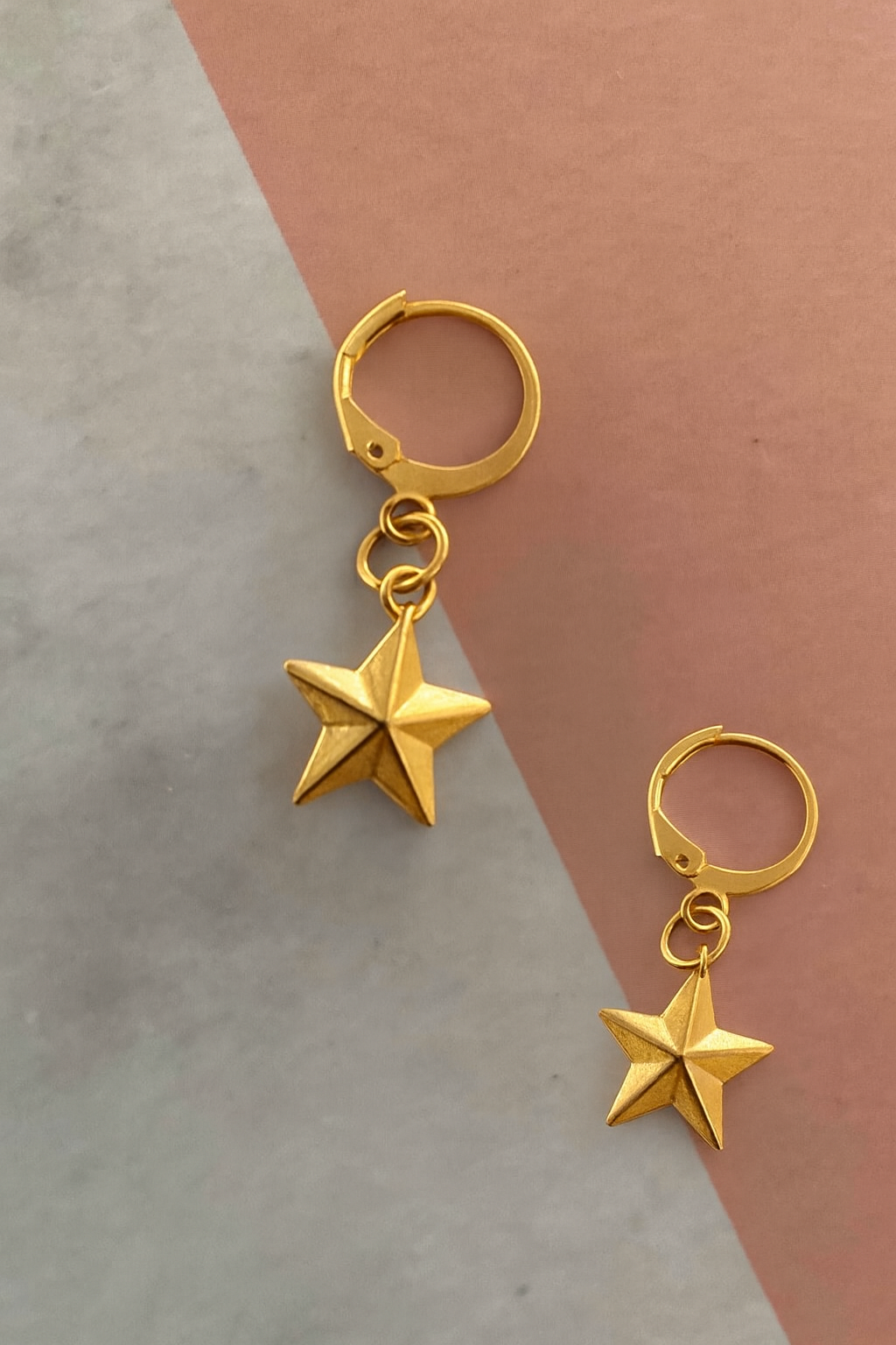 Aretes estrella inflada #G