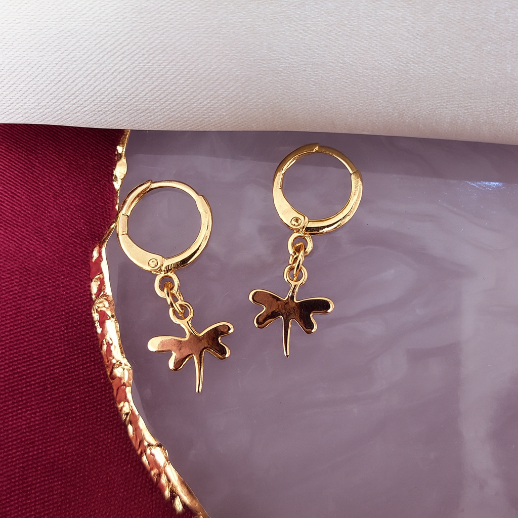 Aretes libelula mini #KK2