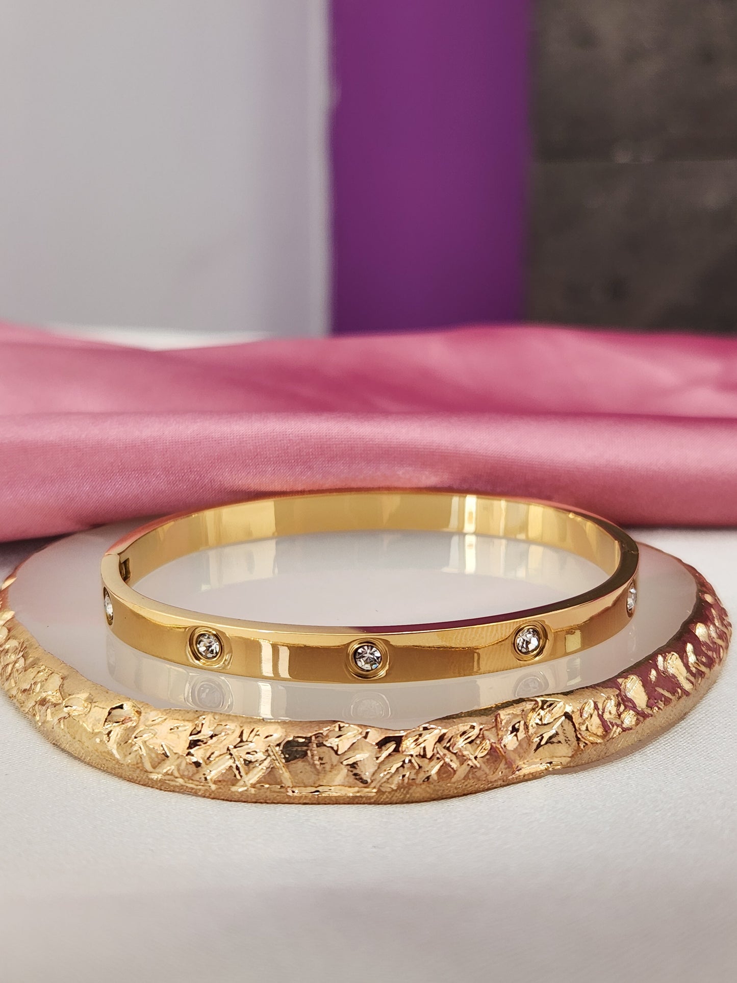 Pulsera puntos zirconia