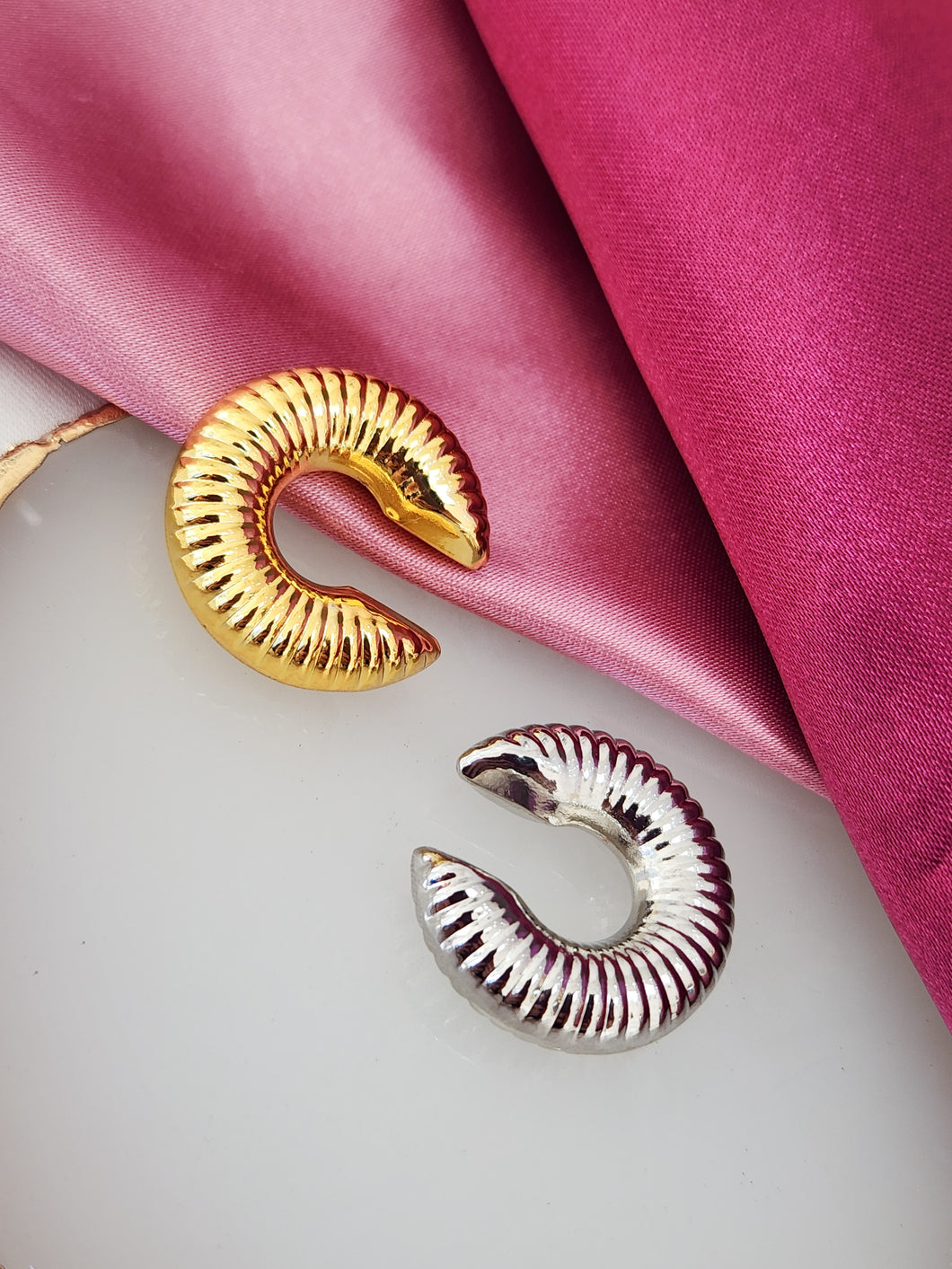Earcuff rayado inflado #31