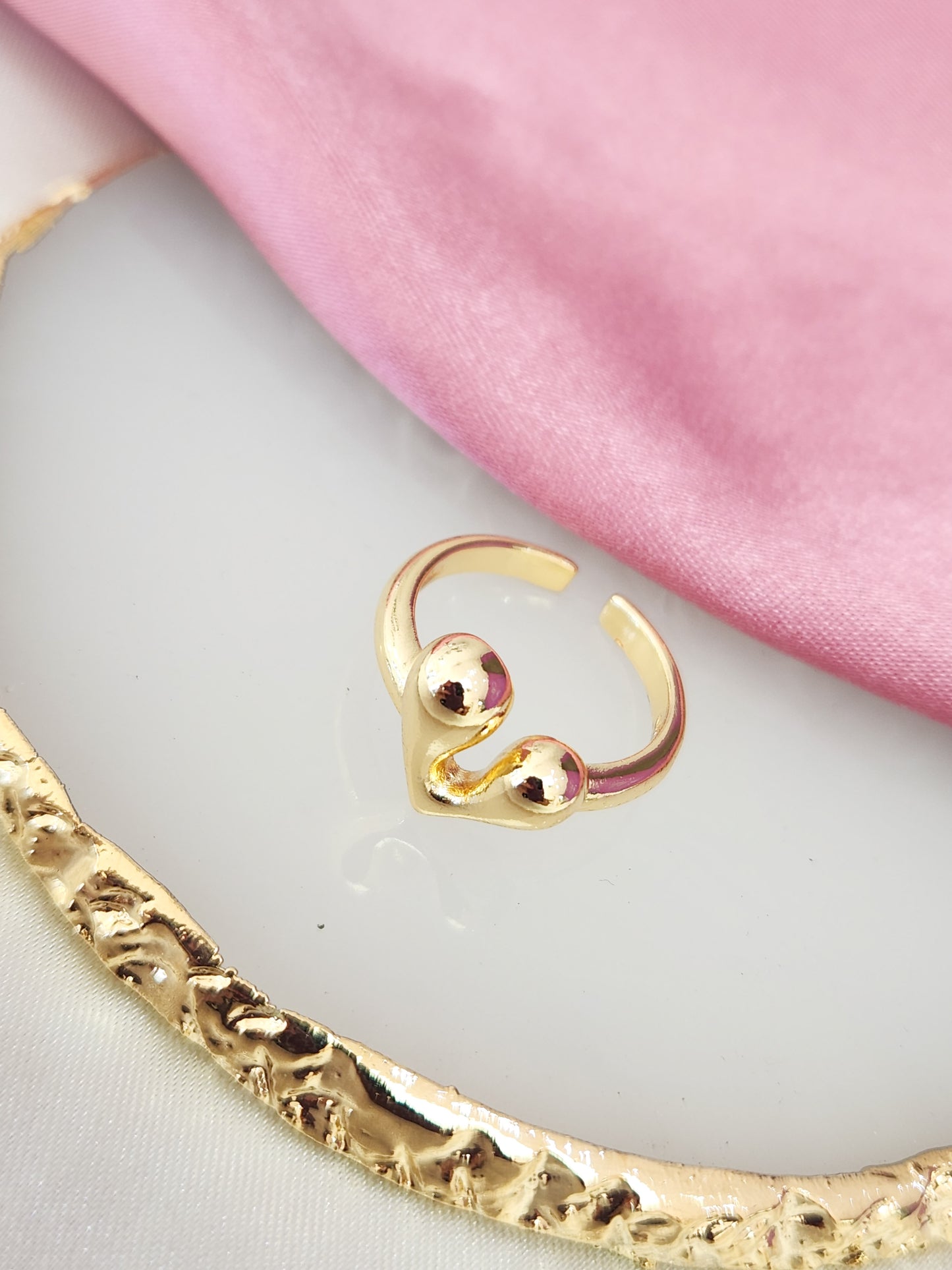 Anillo corazon solido