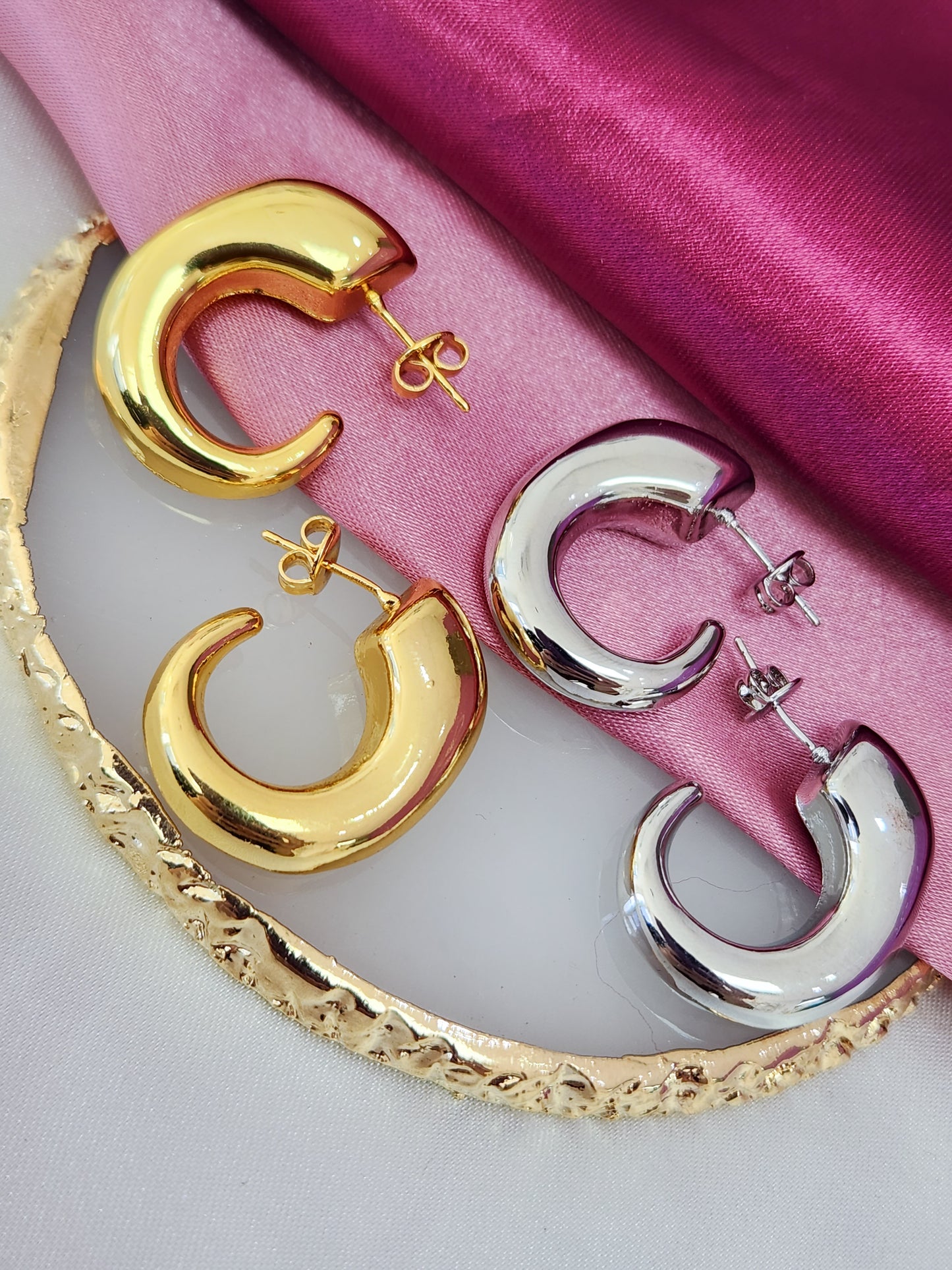 Aretes anzuelo gancho