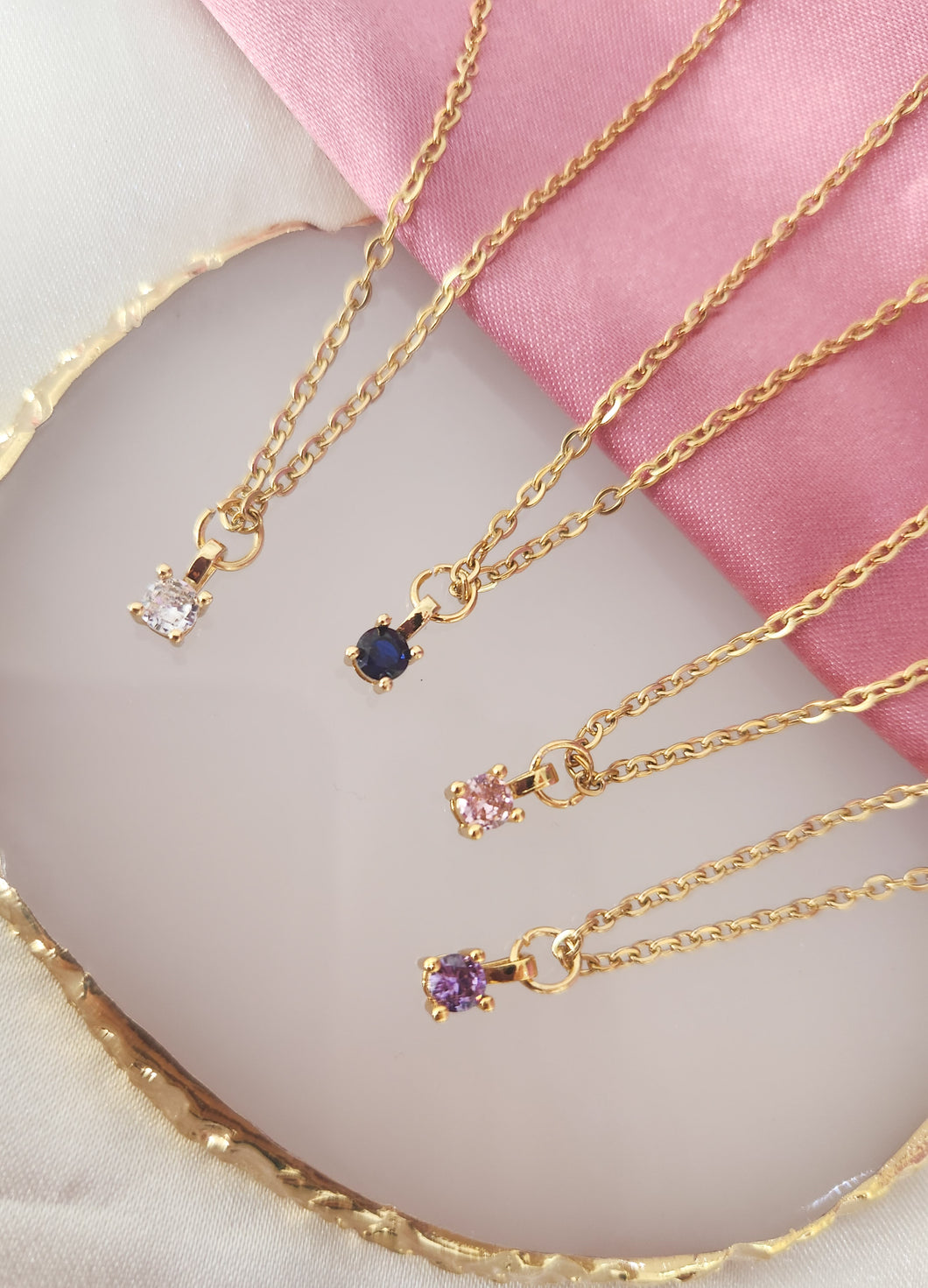 Collar punto zirconia #C30
