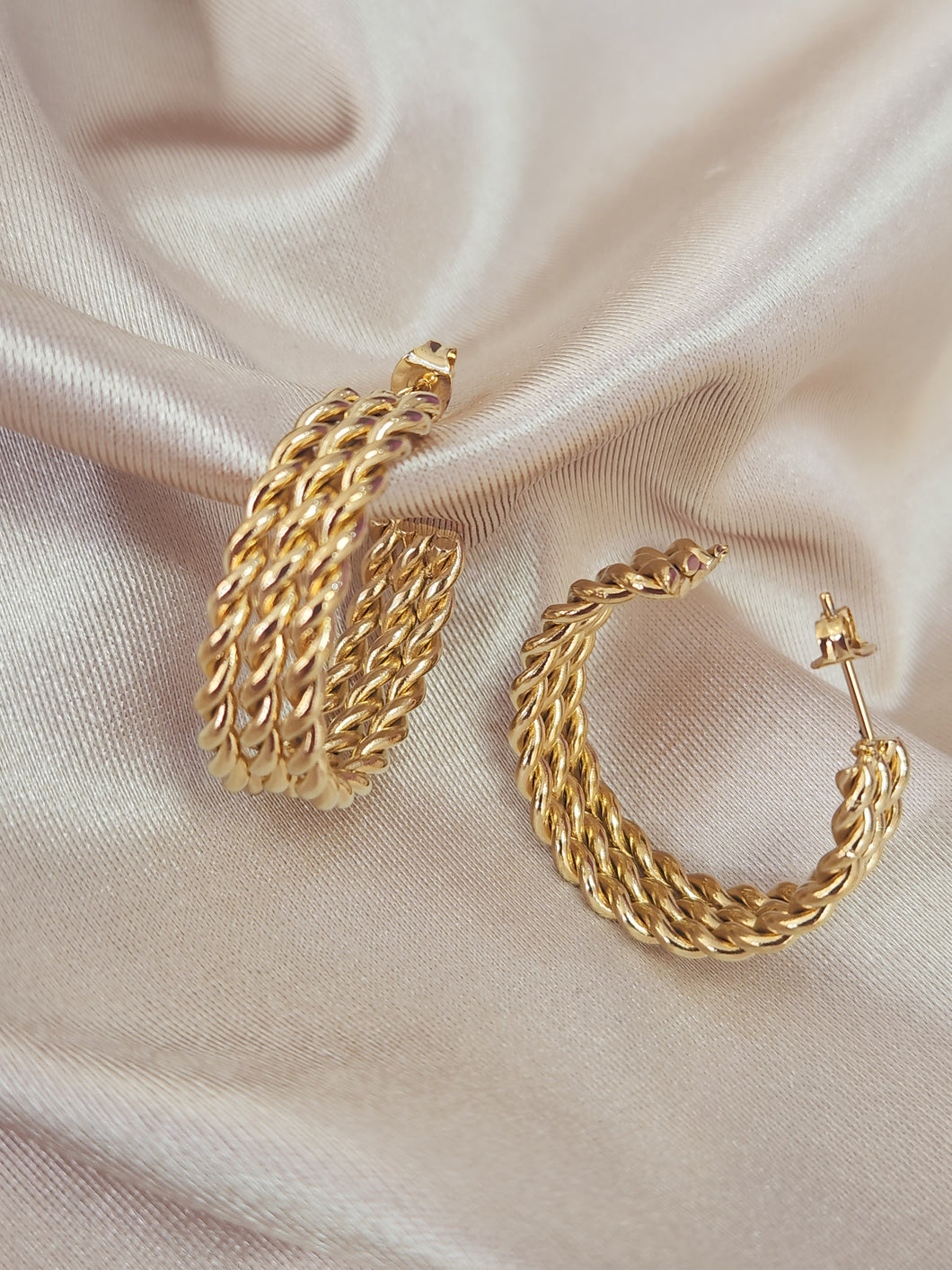 Aretes triples torsales #C120