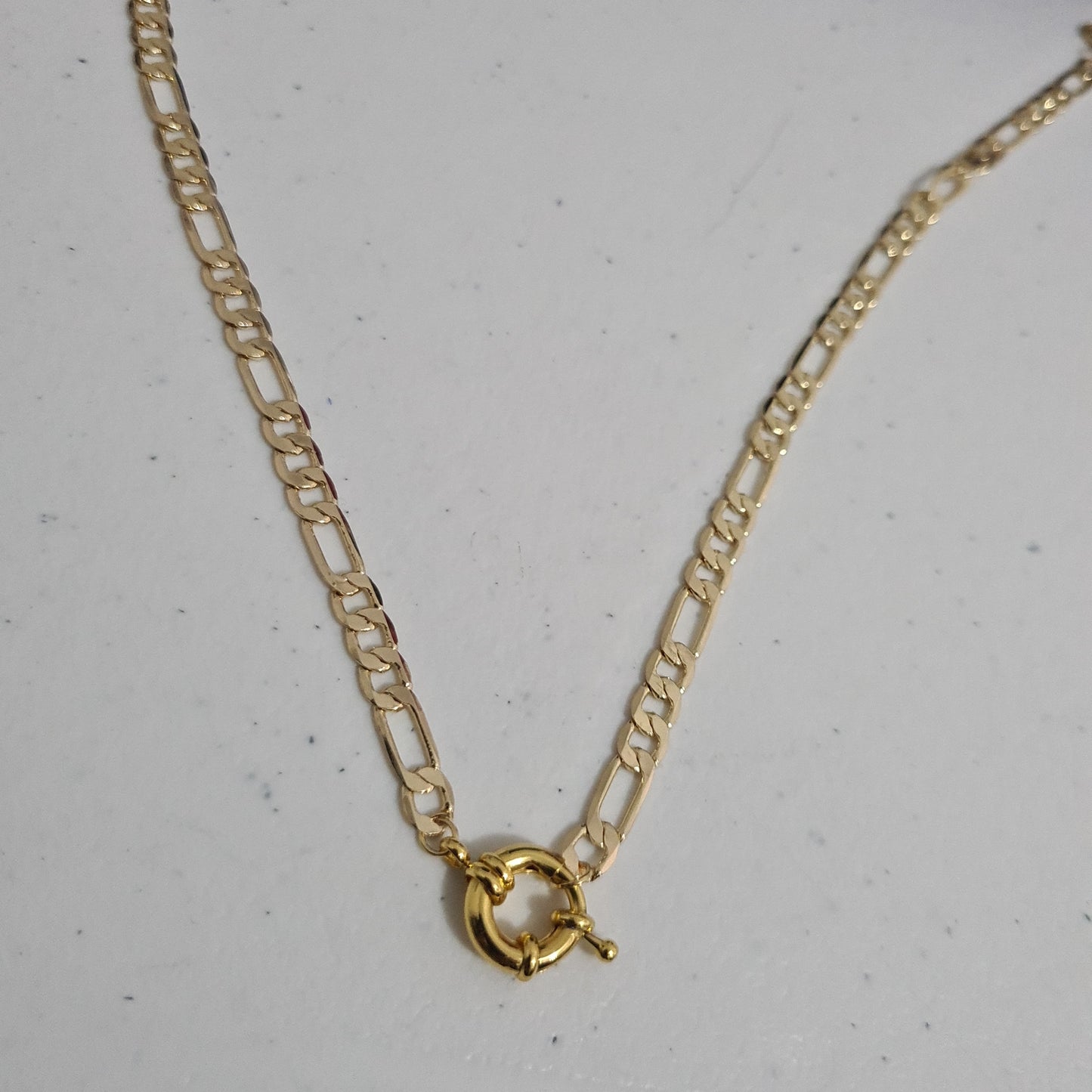 Collar con eslabones gruesos con conector #M19