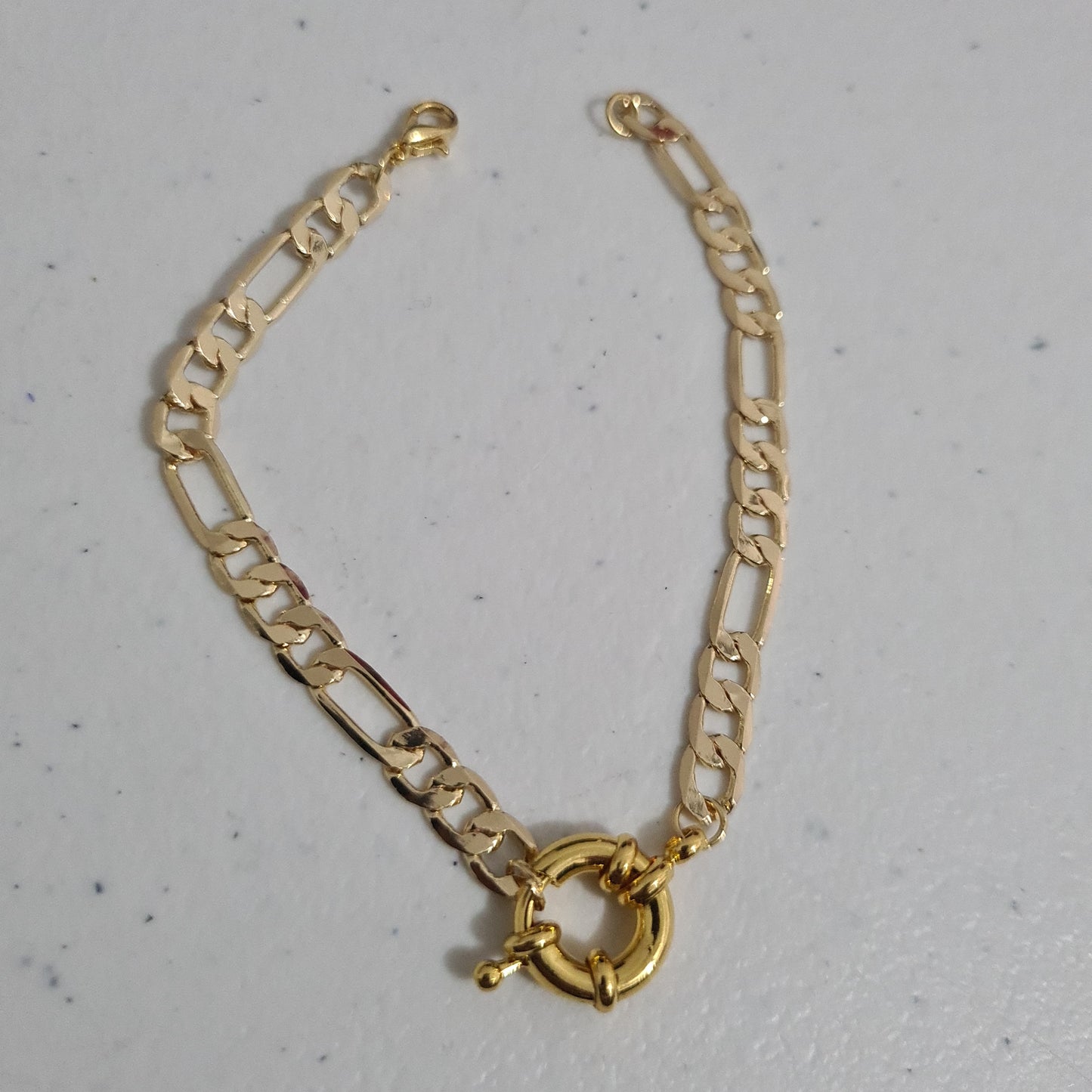 Pulsera eslabones gruesos con conector #M19