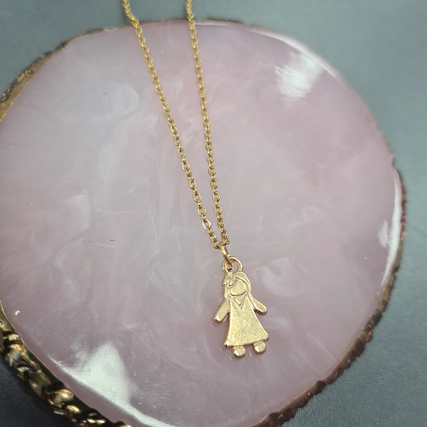 Collar Niña Dorado #L