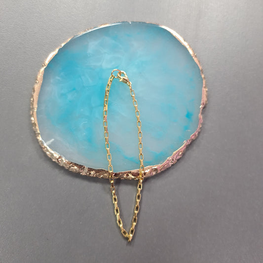 Pulsera eslabones cuadrados #M8.2