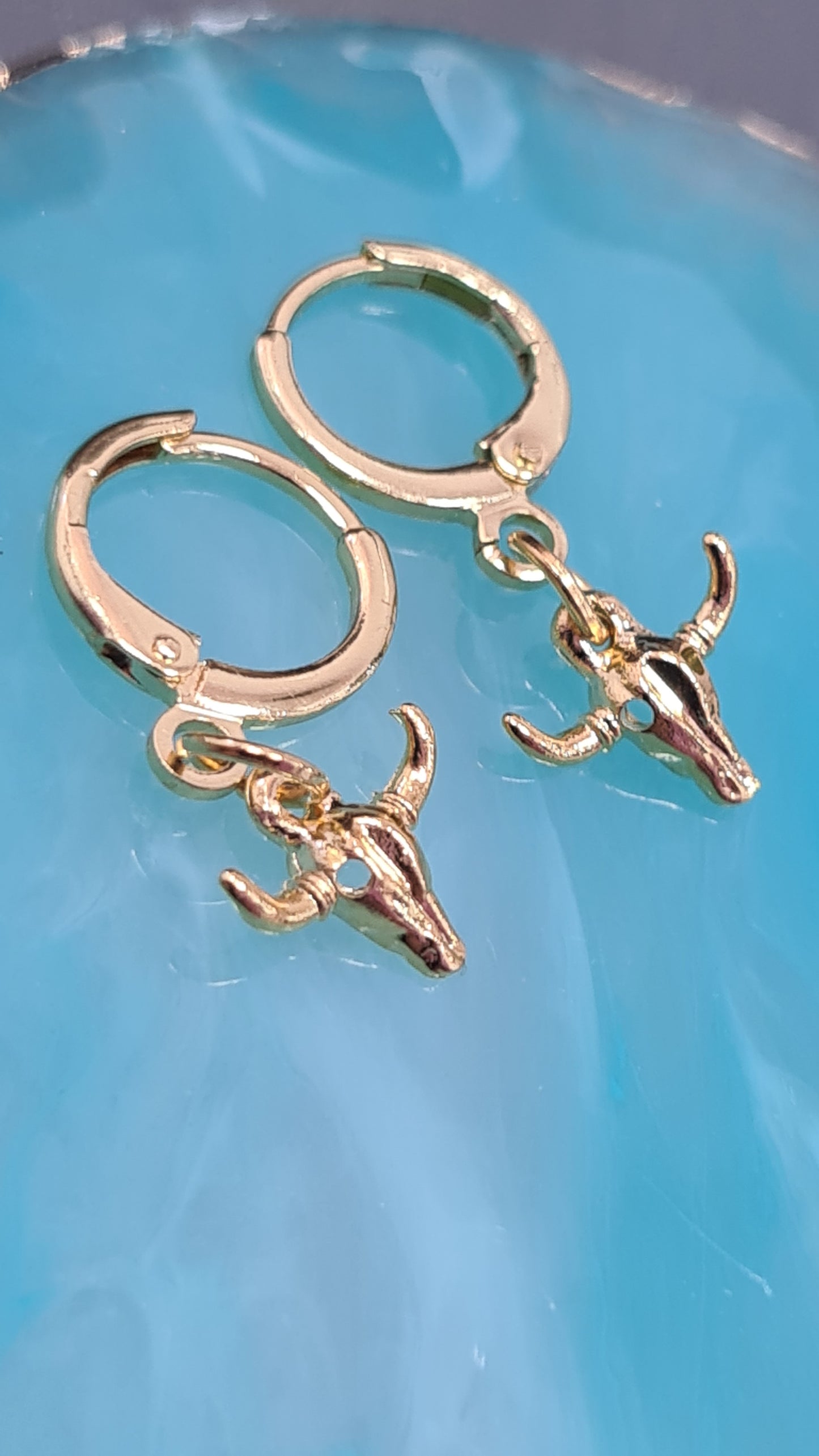 Aretes toro mini #W