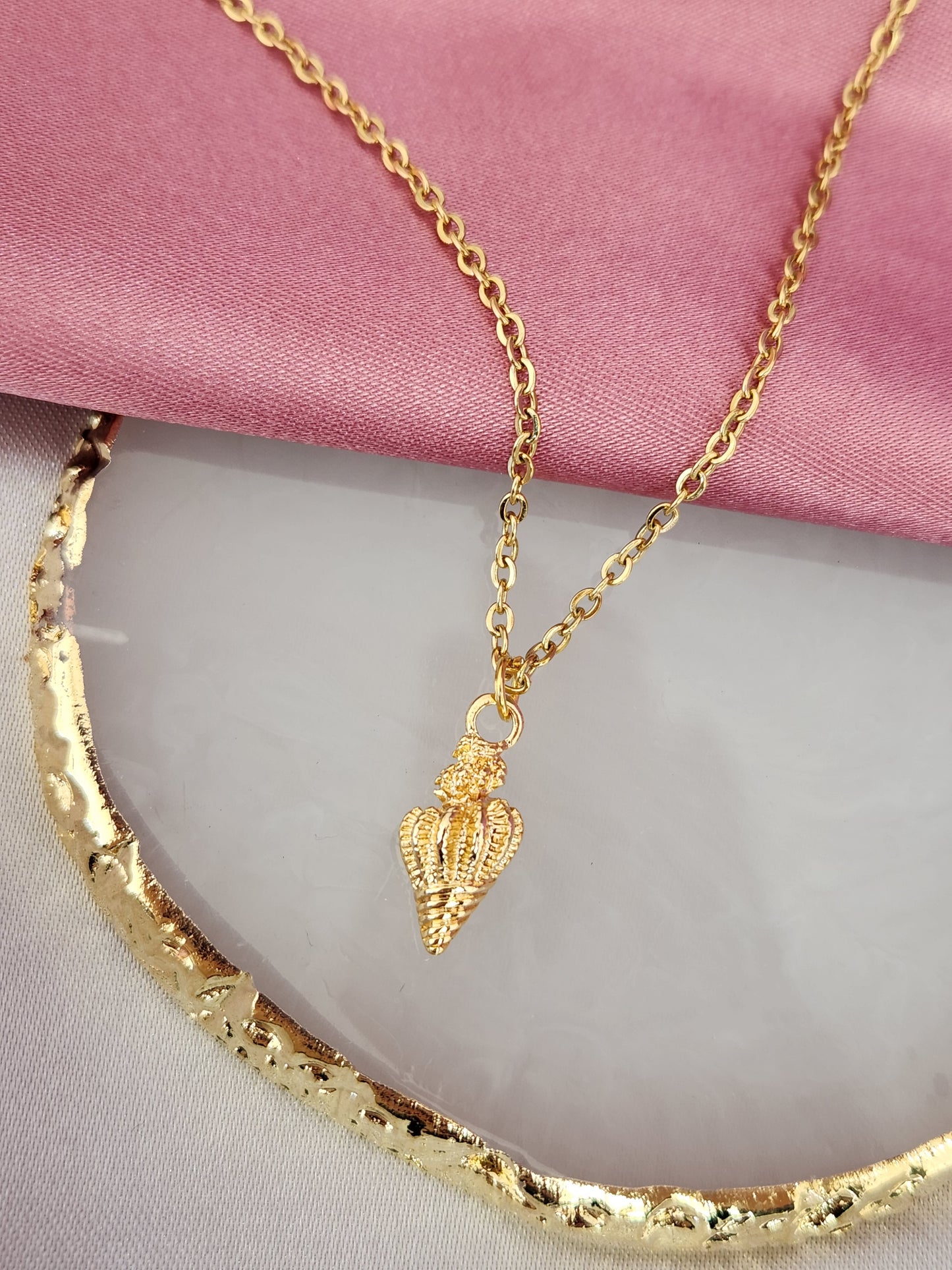 Collar concha caracol #KK13