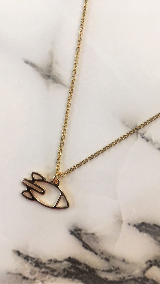 Collar Cohete Hueco #B