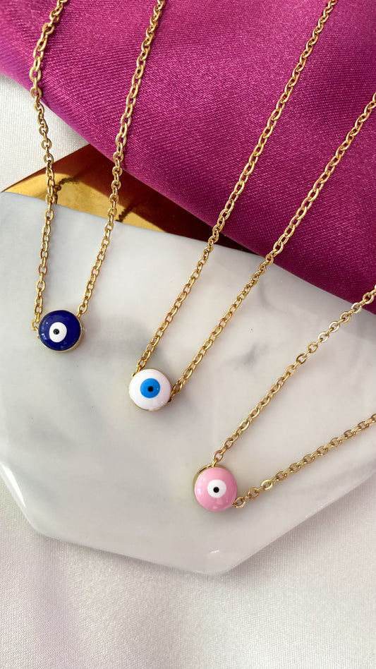 Collar ojo esmalte #HH