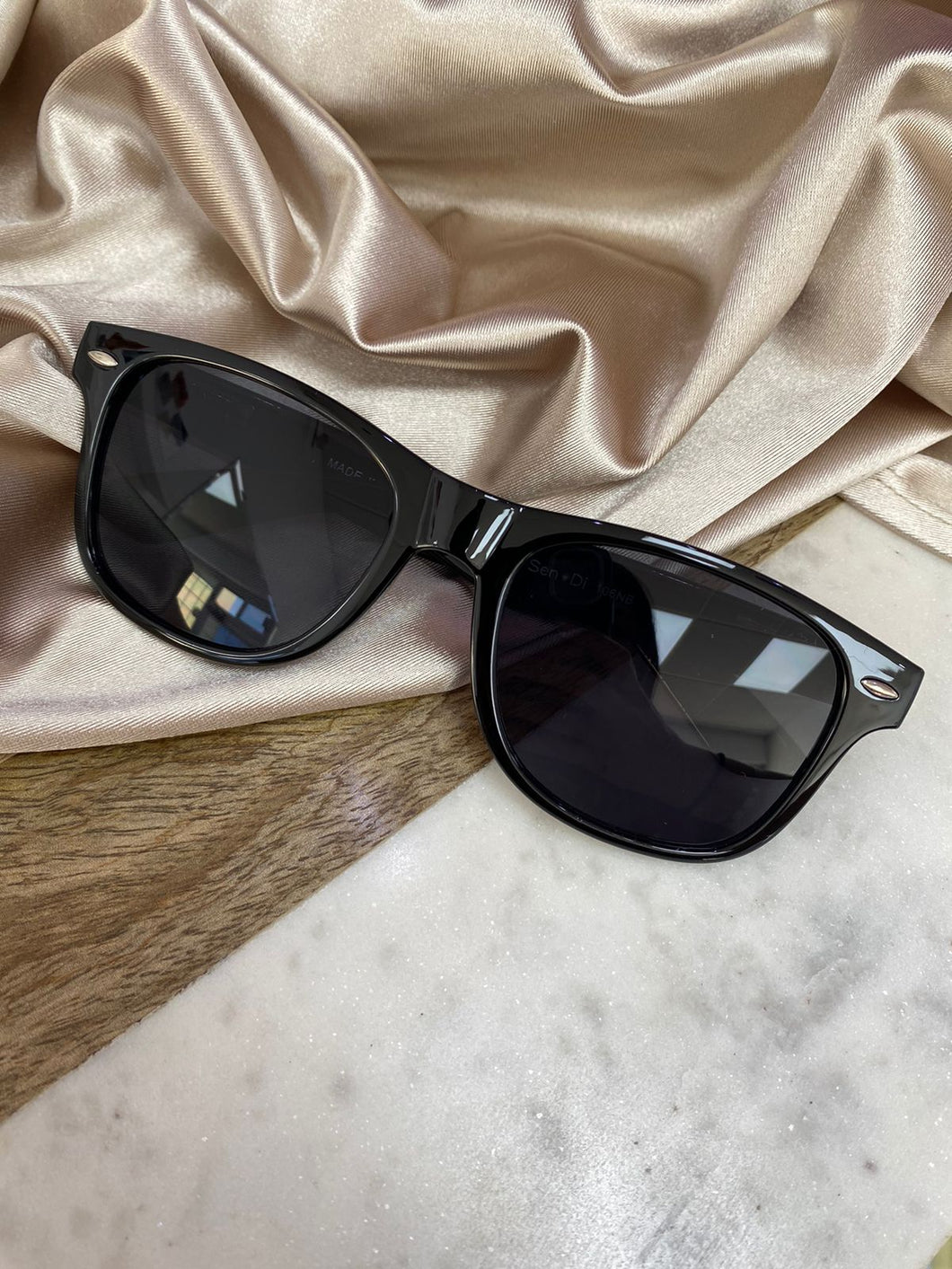Lentes negros clearance