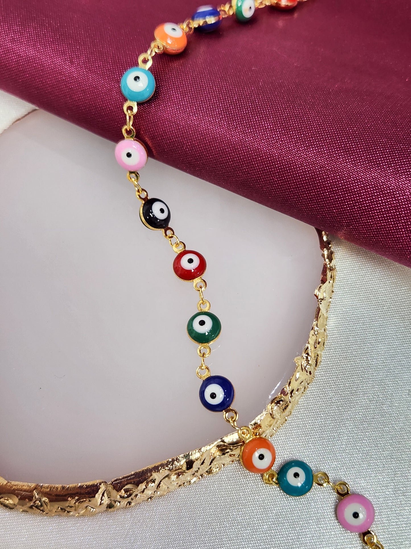 Tobillera colores ojos medianos #M2.1