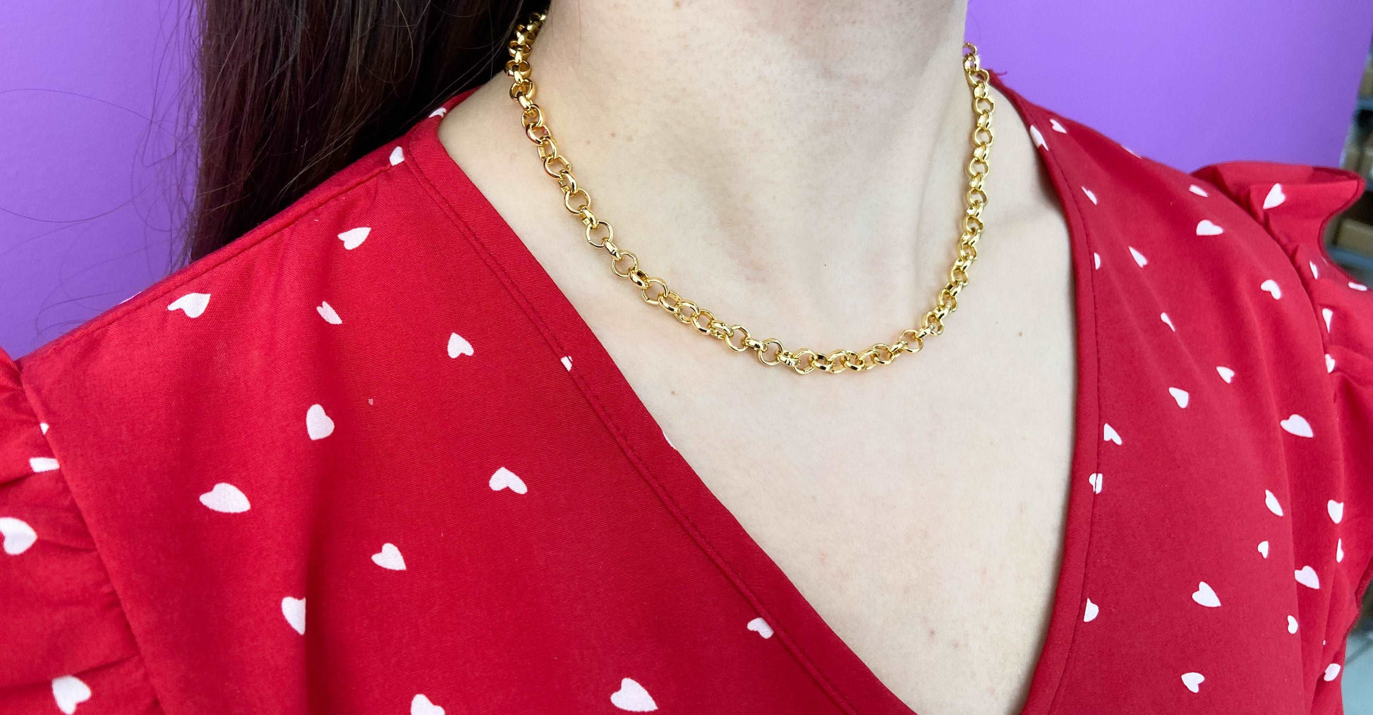 Choker eslabones pequeños
