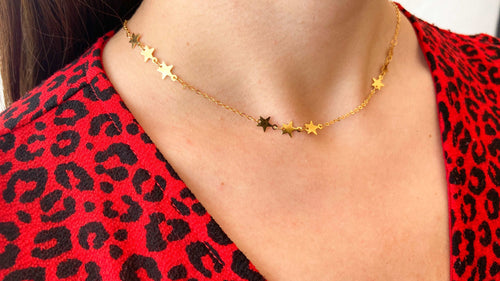 Choker estrellas discontinuas