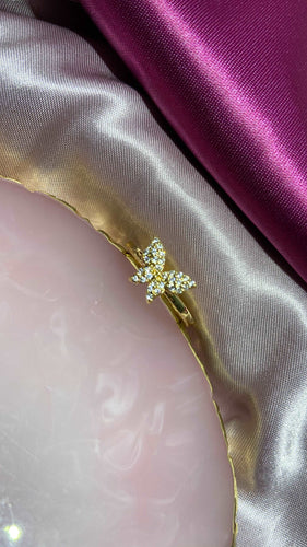 Anillo #75 mariposa ajustable