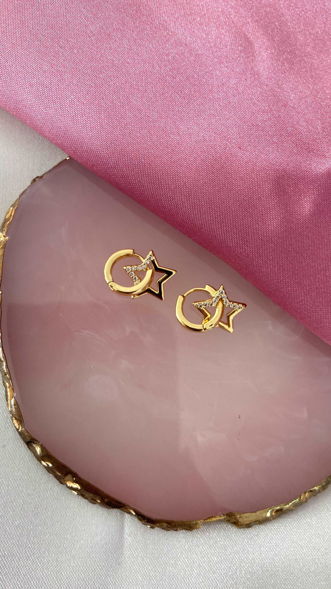 Aretes #4 Estrella colgante
