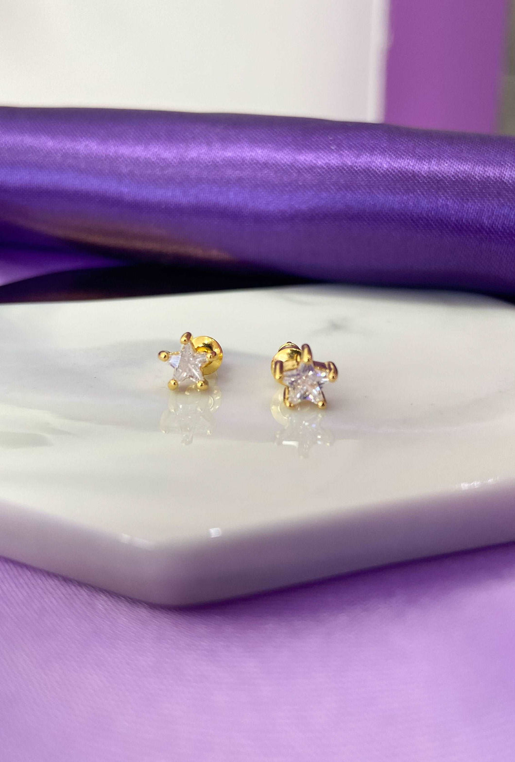 Aretes Estrella Zirconia #147