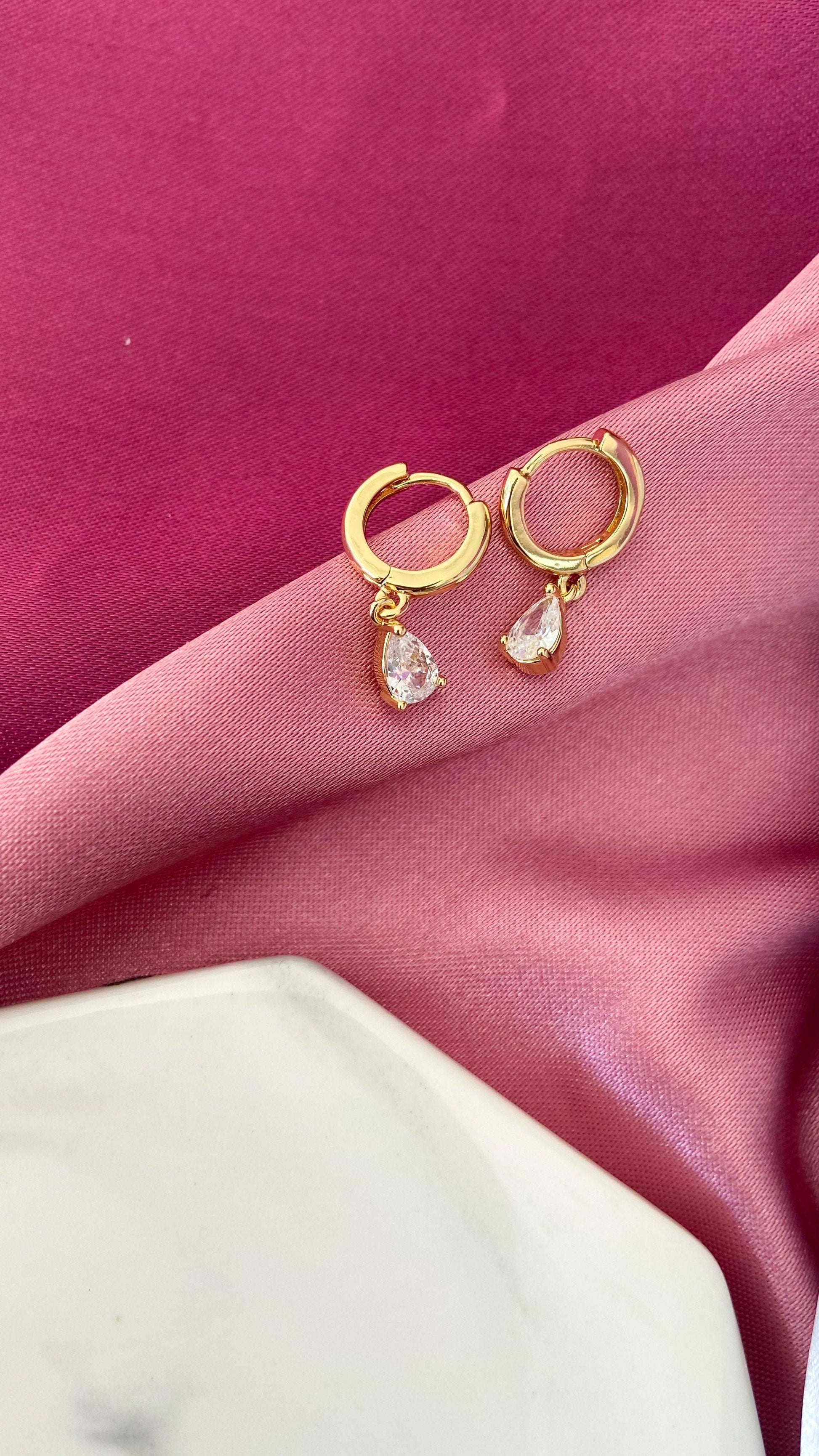 Aretes gota colgante #52A