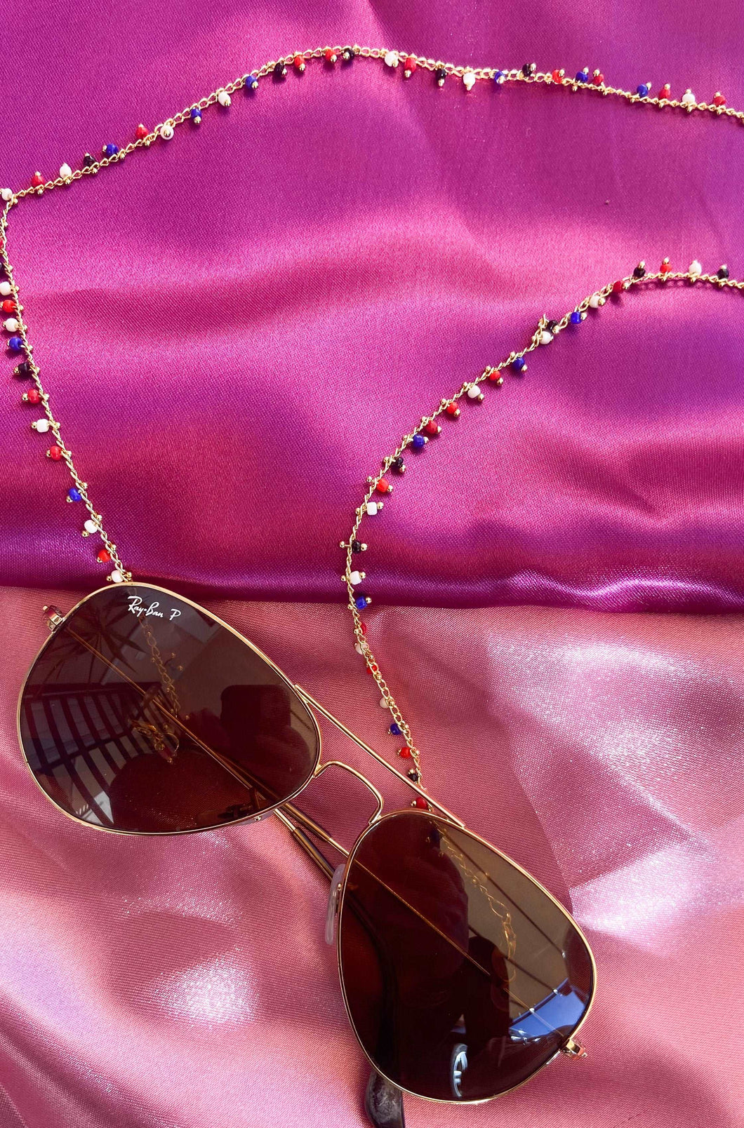 Cadena para lentes/cubrebocas colores tipo 2