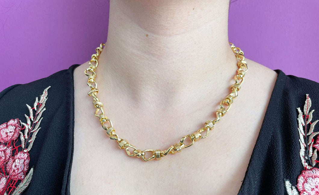 Choker eslabones nudo 50 cm