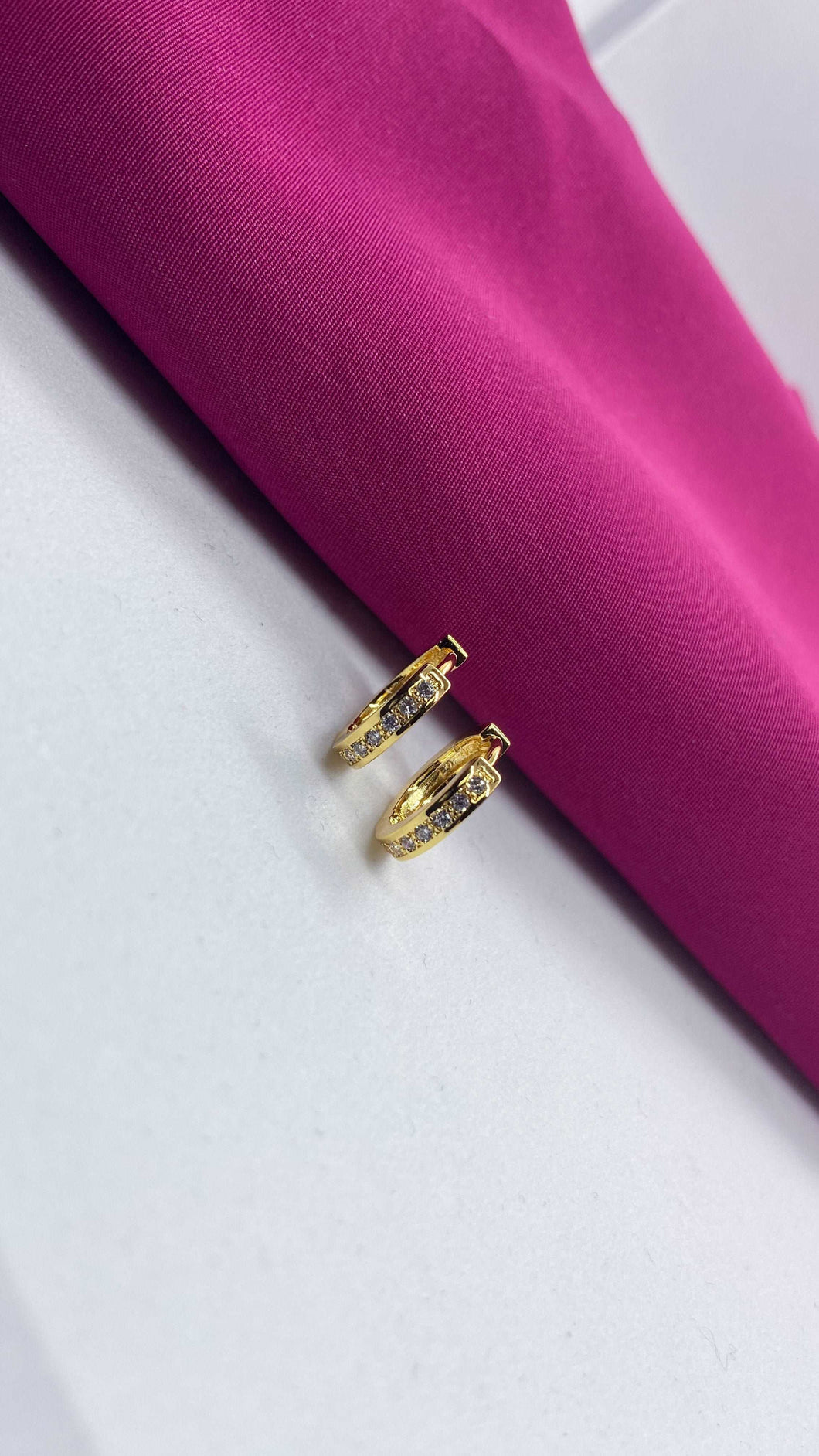 Aretes Zirconia # 8 cristal