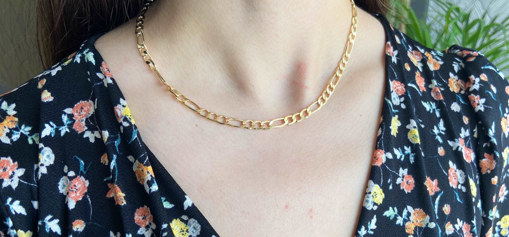 Choker eslabones gruesos