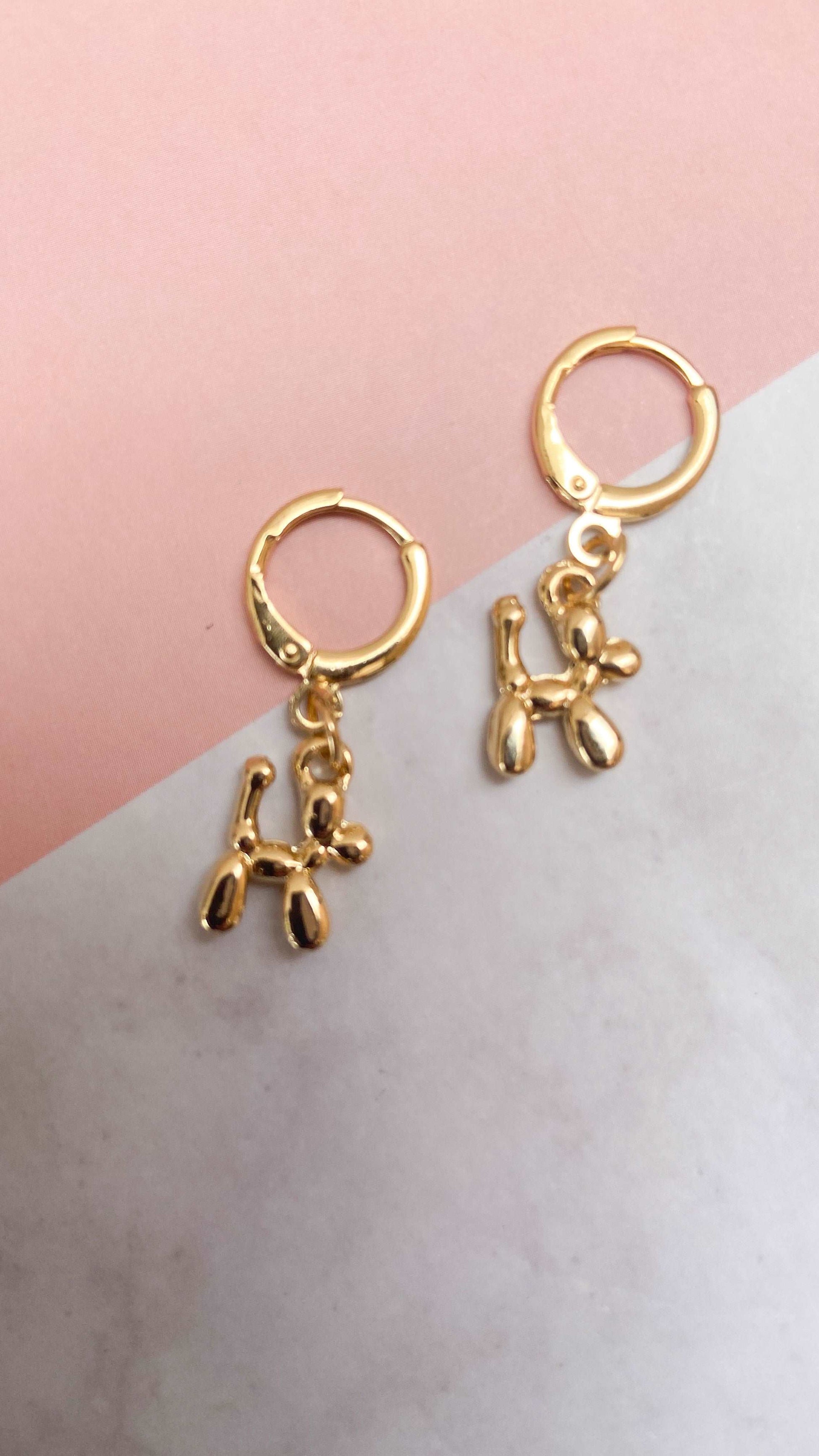 Arete perrito inflado (1 pieza) #K1