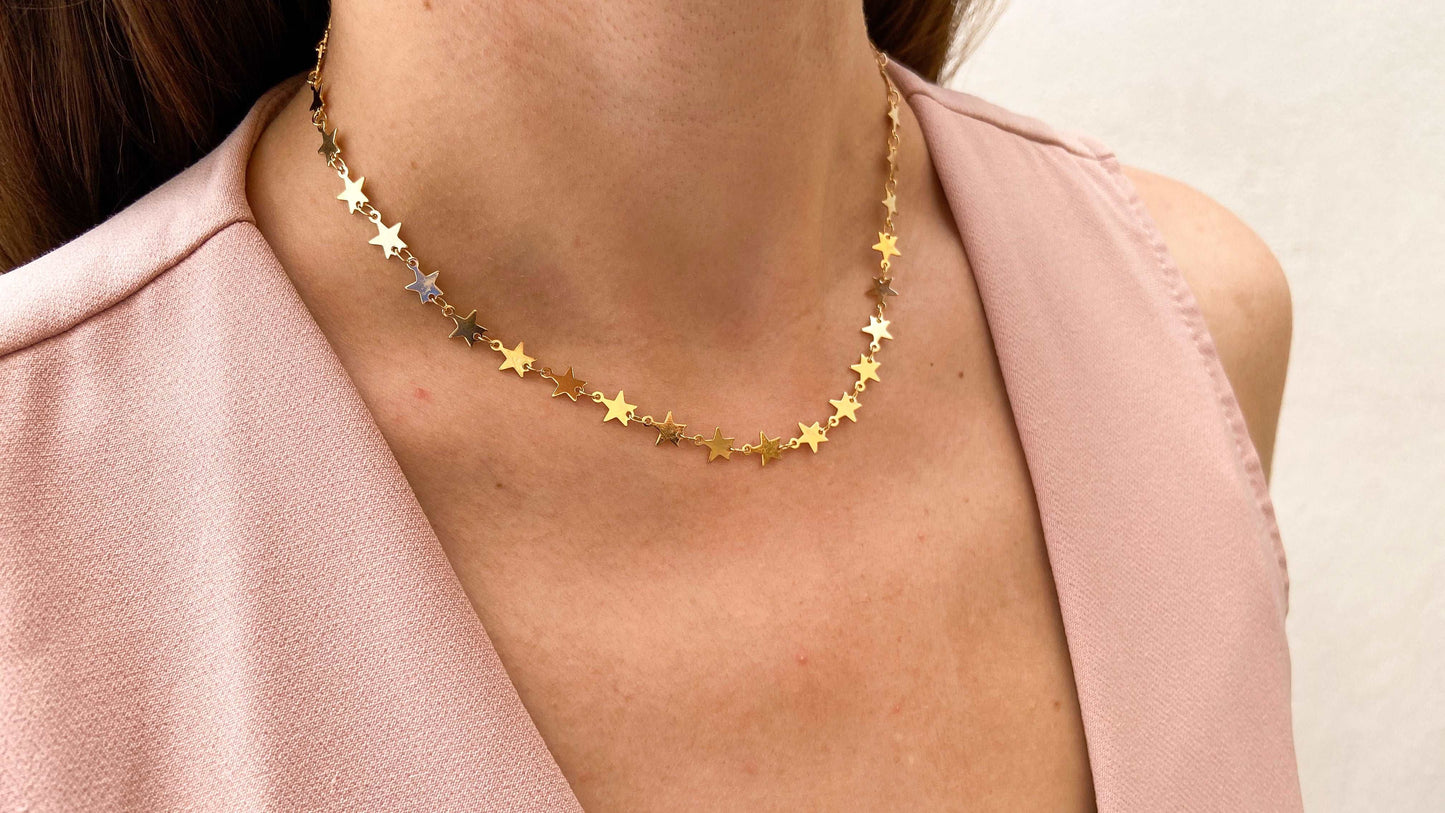 Choker estrellas