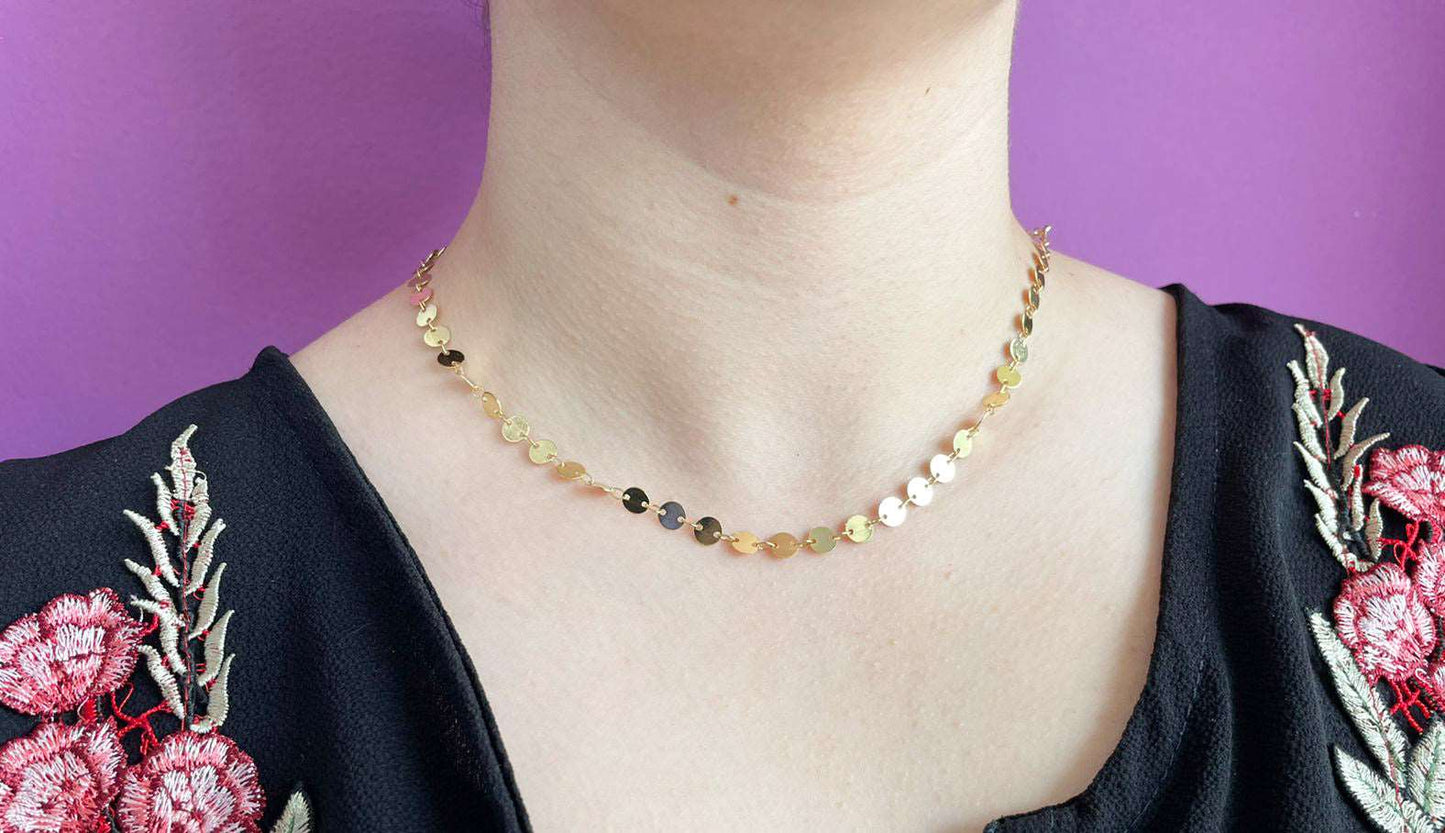 Choker circulos grandes