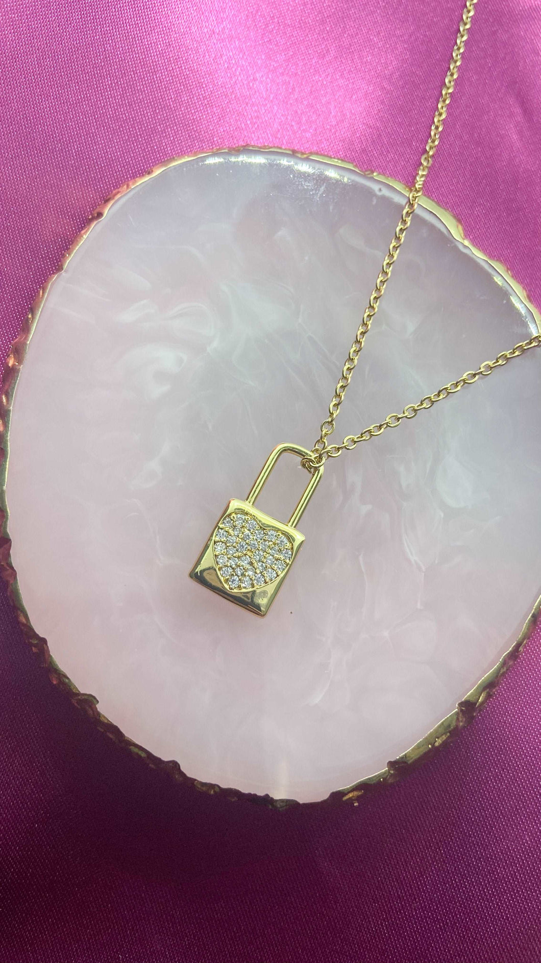 Collar candado Zirconia # w3