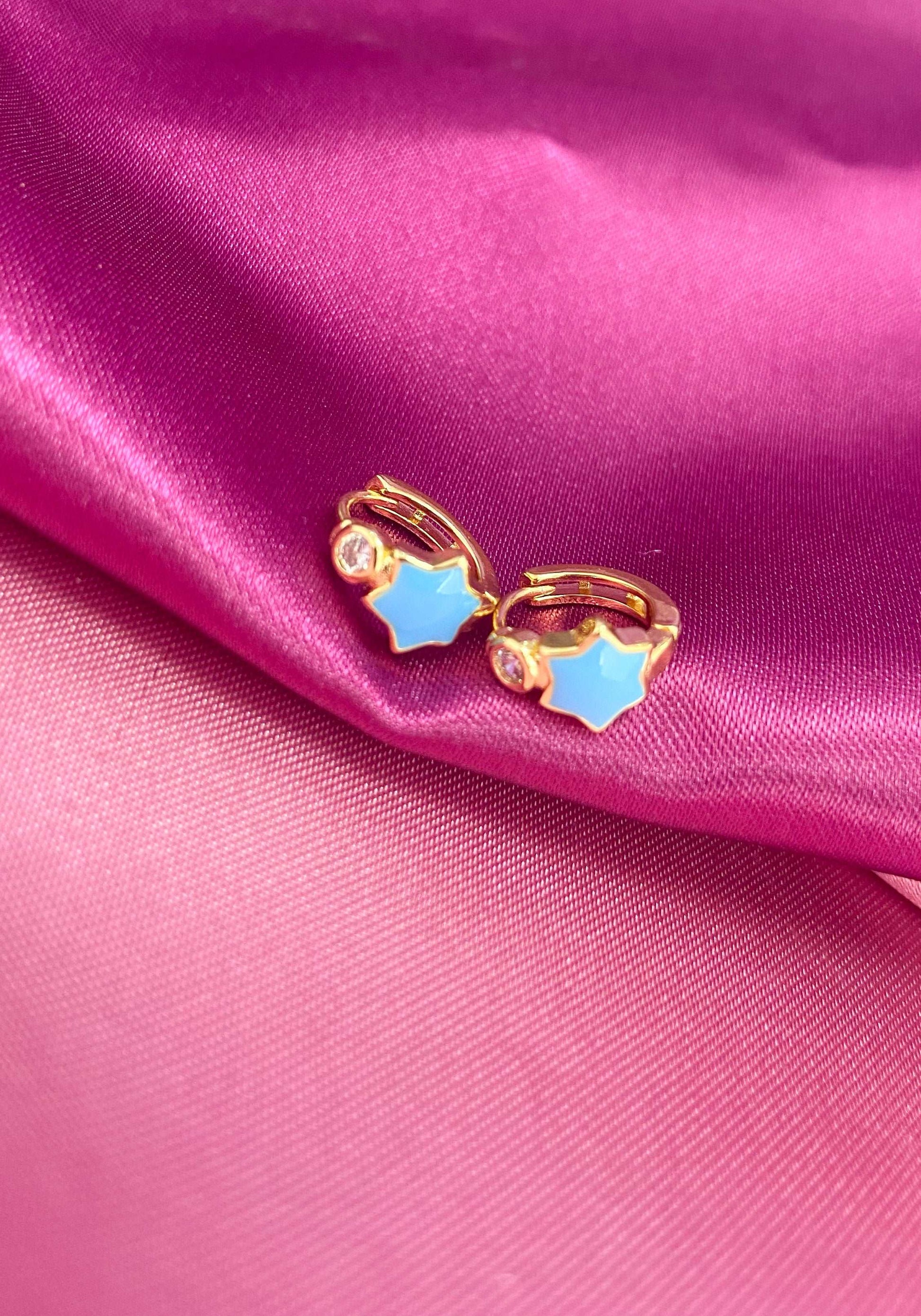Aretes # 103 Estrella colores