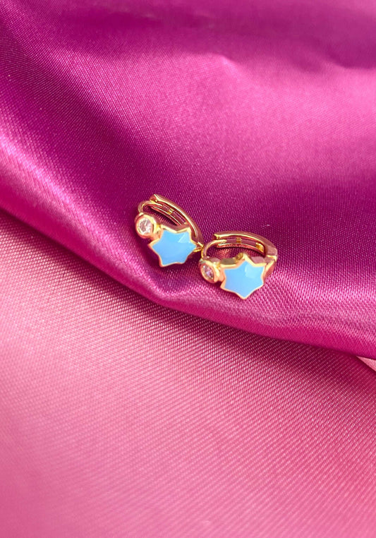Aretes # 103 Estrella colores
