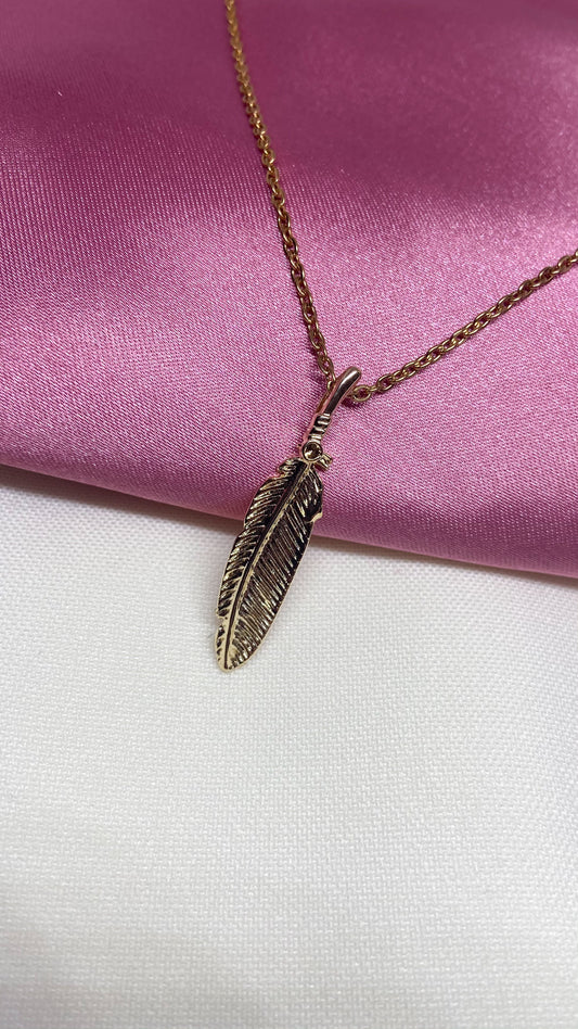 Collar hoja grande#E