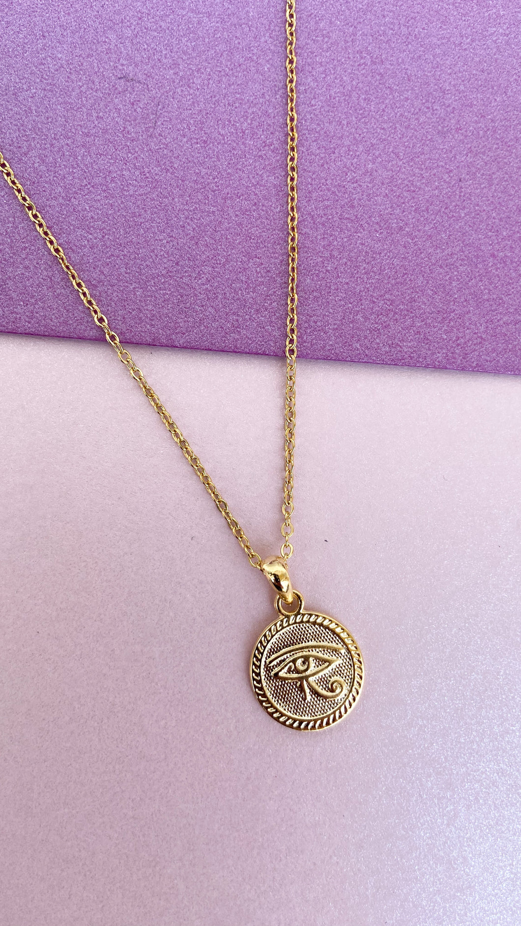 Collar ojo en circulo #N17